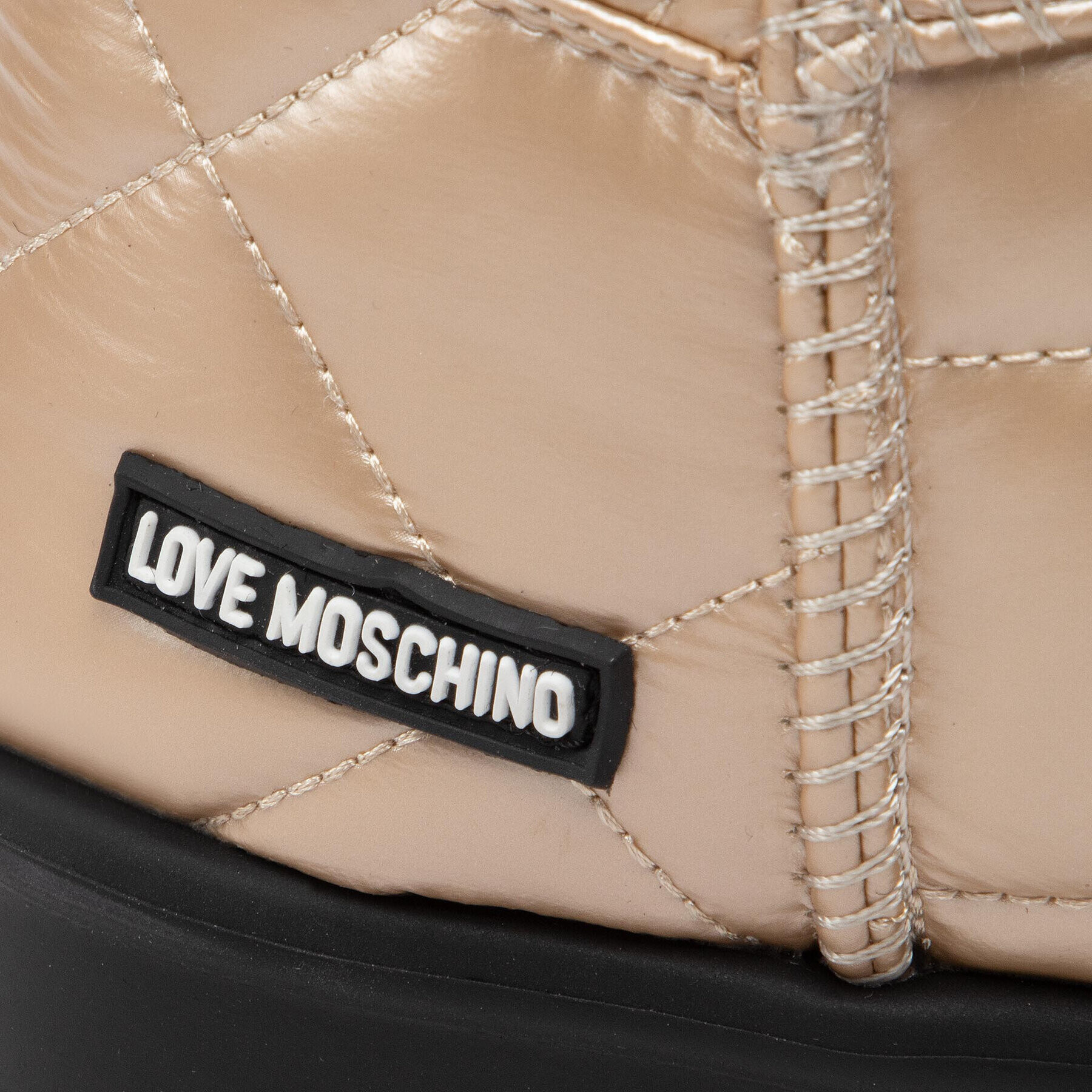 LOVE MOSCHINO Škornji za sneg JA24083H1FJZH Zlata - Pepit.si