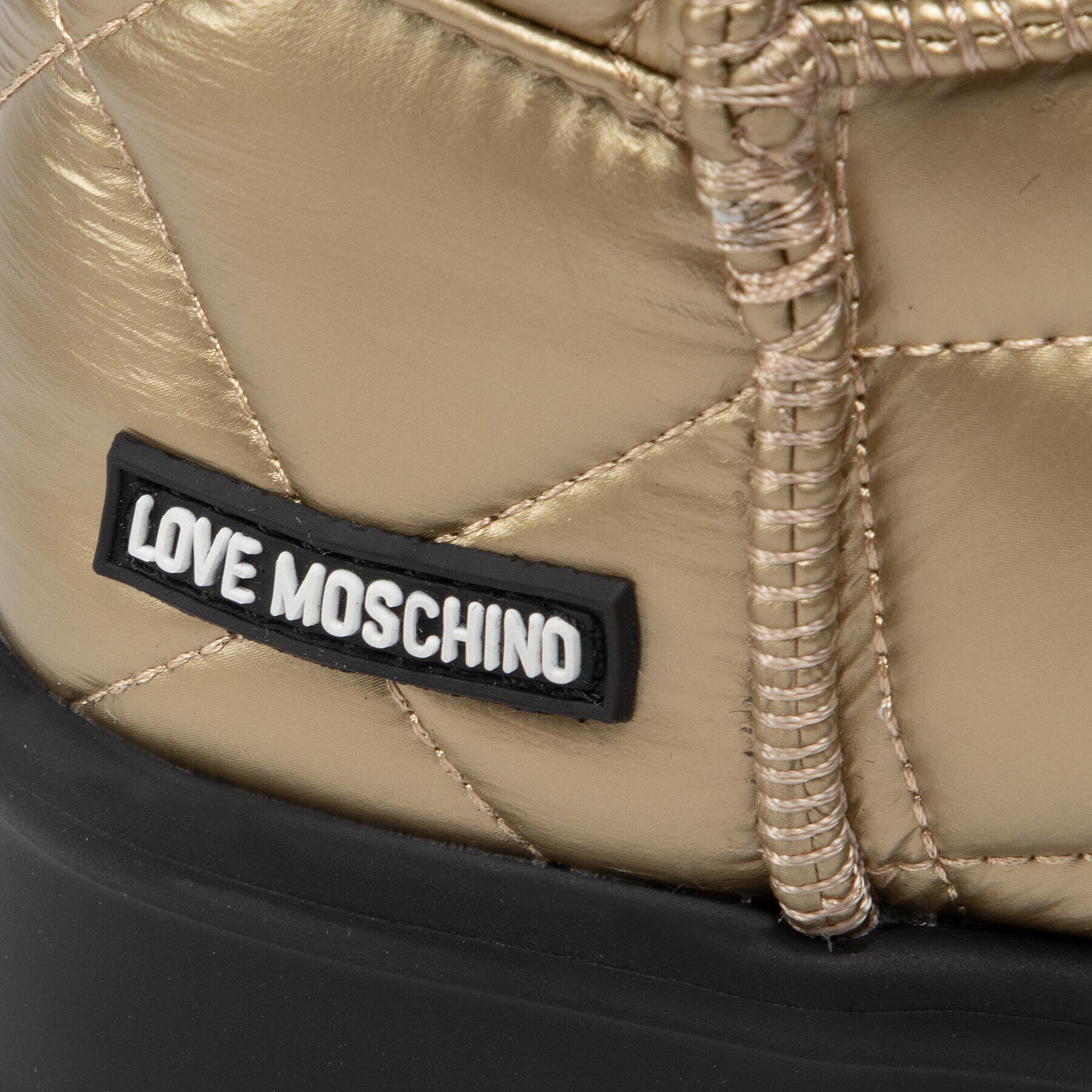 LOVE MOSCHINO Škornji za sneg JA24083H1FJZH Zlata - Pepit.si