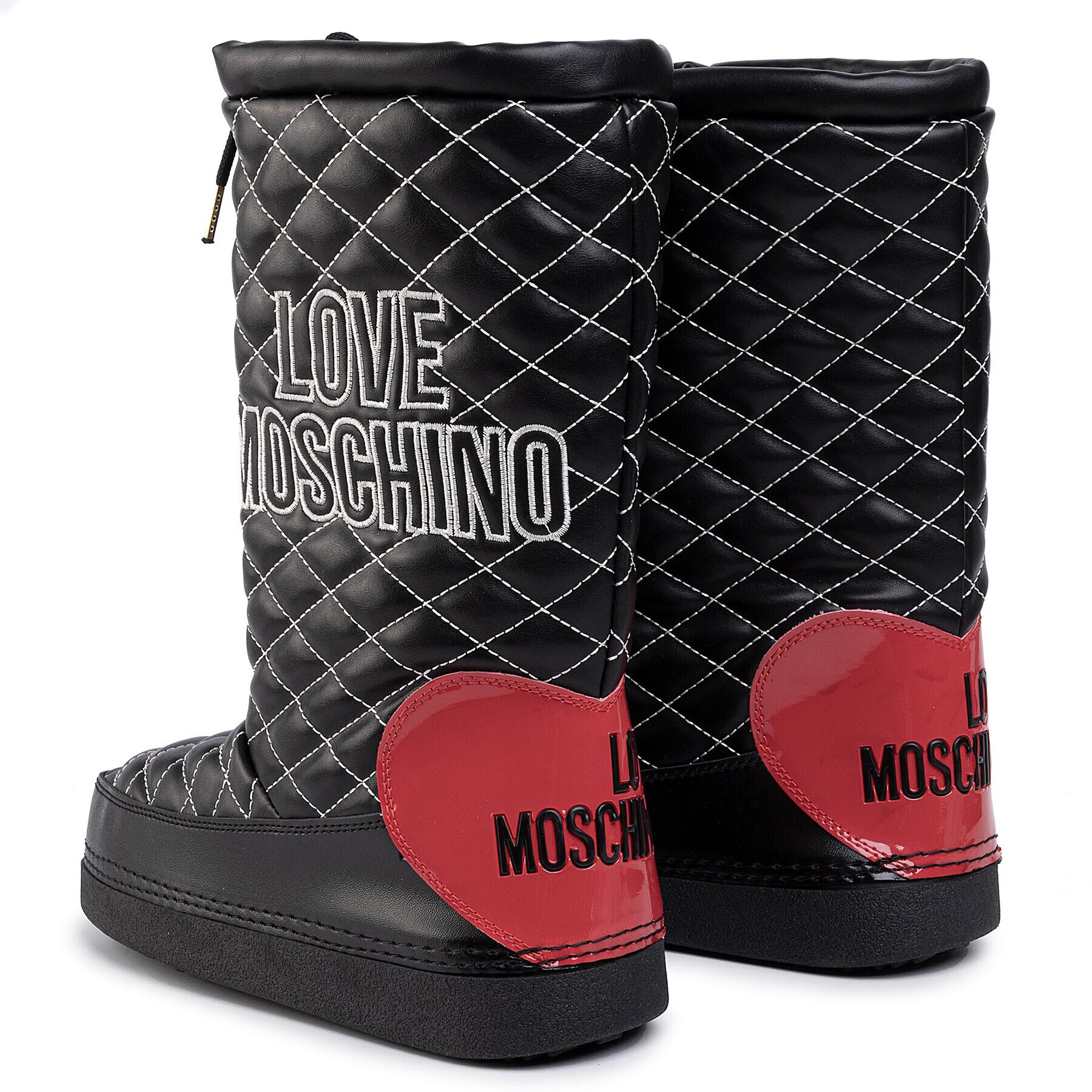 LOVE MOSCHINO Škornji za sneg JA24182G08JA100A Črna - Pepit.si