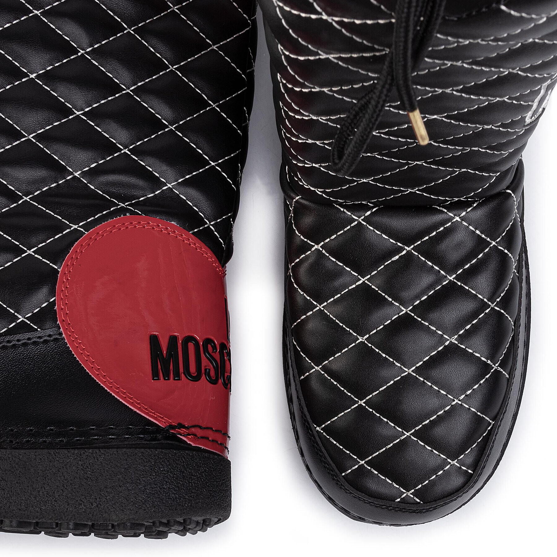 LOVE MOSCHINO Škornji za sneg JA24182G08JA100A Črna - Pepit.si