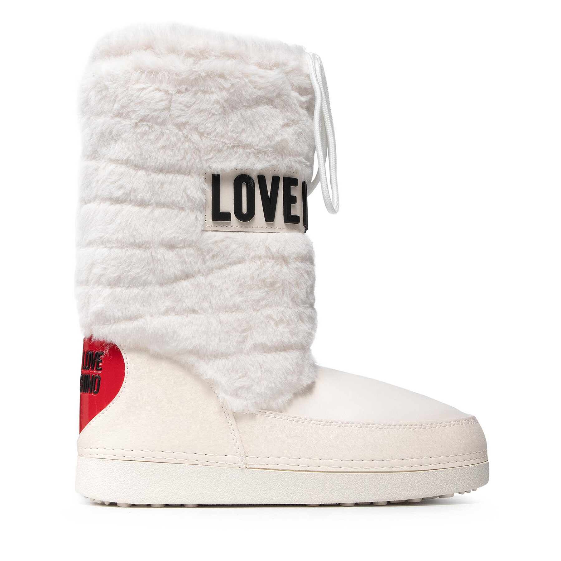 LOVE MOSCHINO Škornji za sneg JA24232G0DISN11A Bela - Pepit.si