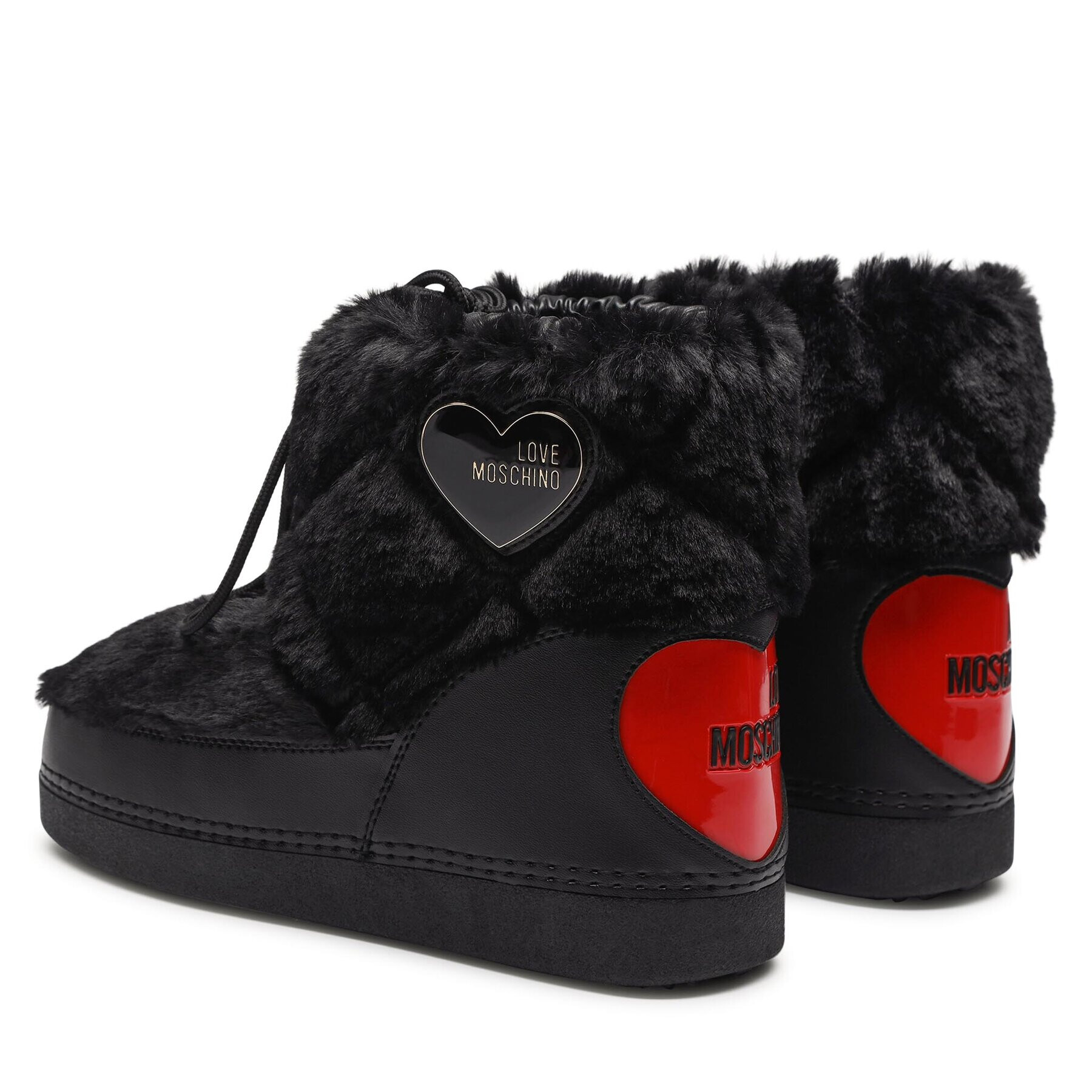 LOVE MOSCHINO Škornji za sneg JA24232G0HJW0000 Črna - Pepit.si