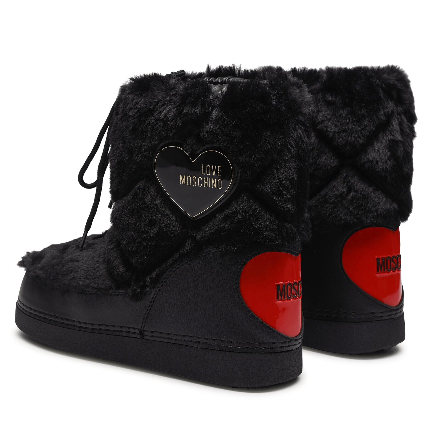 LOVE MOSCHINO Škornji za sneg JA24242G0HJW0000 Črna - Pepit.si