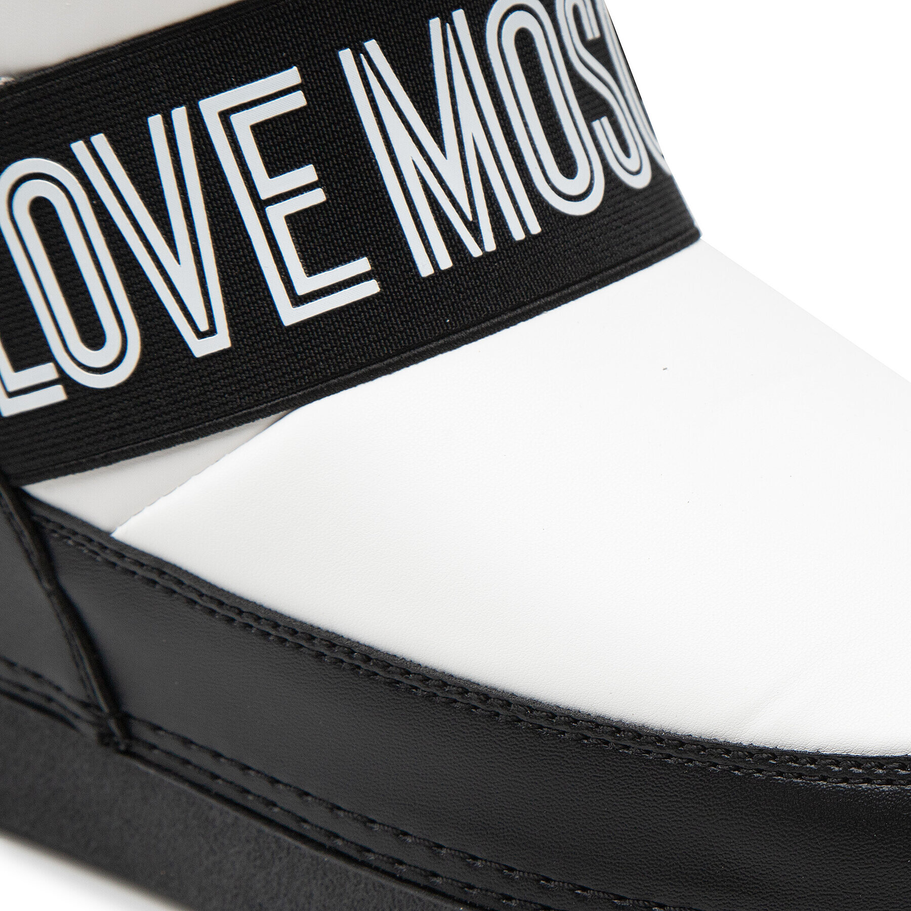 LOVE MOSCHINO Škornji za sneg JA24382G1FISU100 Bela - Pepit.si