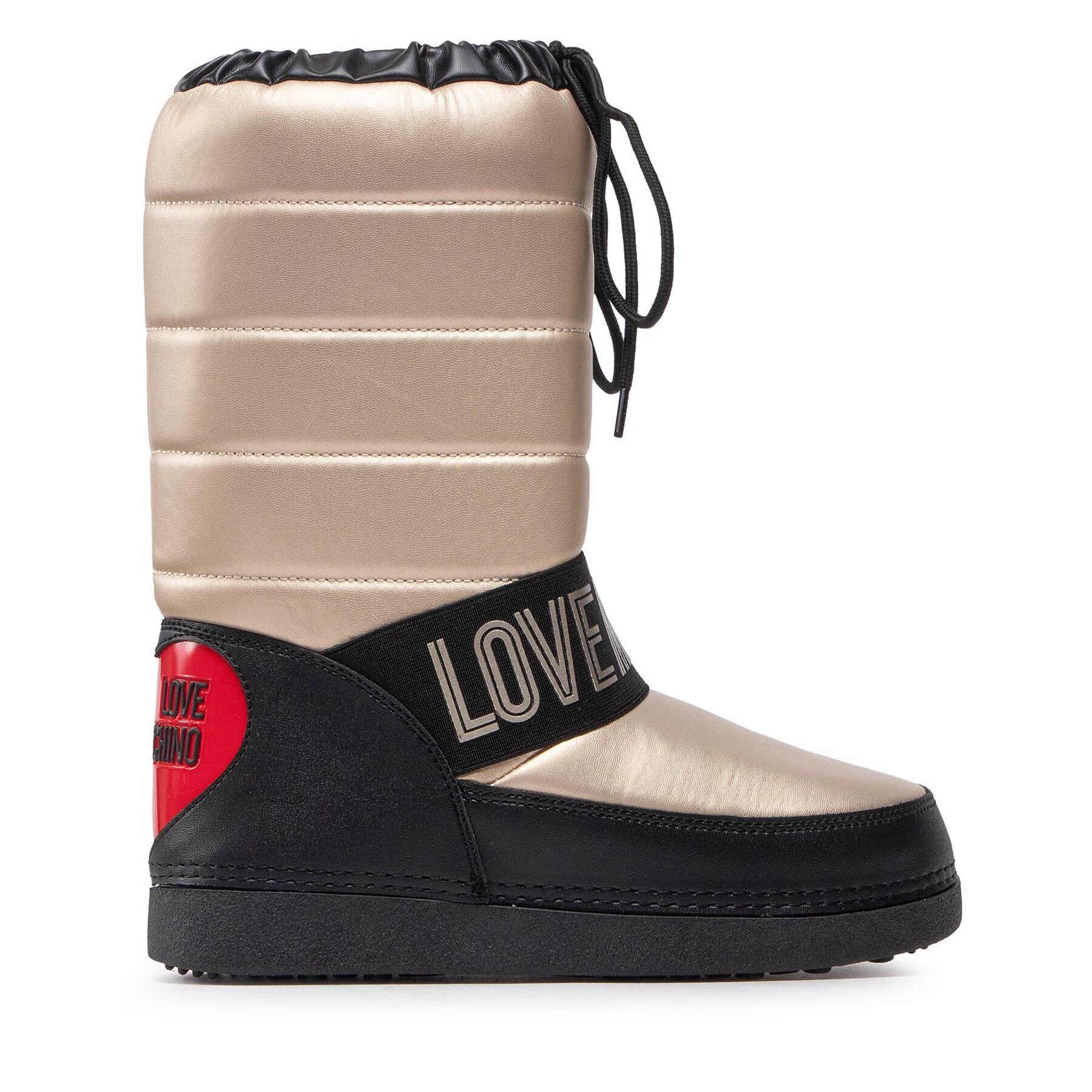 LOVE MOSCHINO Škornji za sneg JA24382G1FISV900 Zlata - Pepit.si