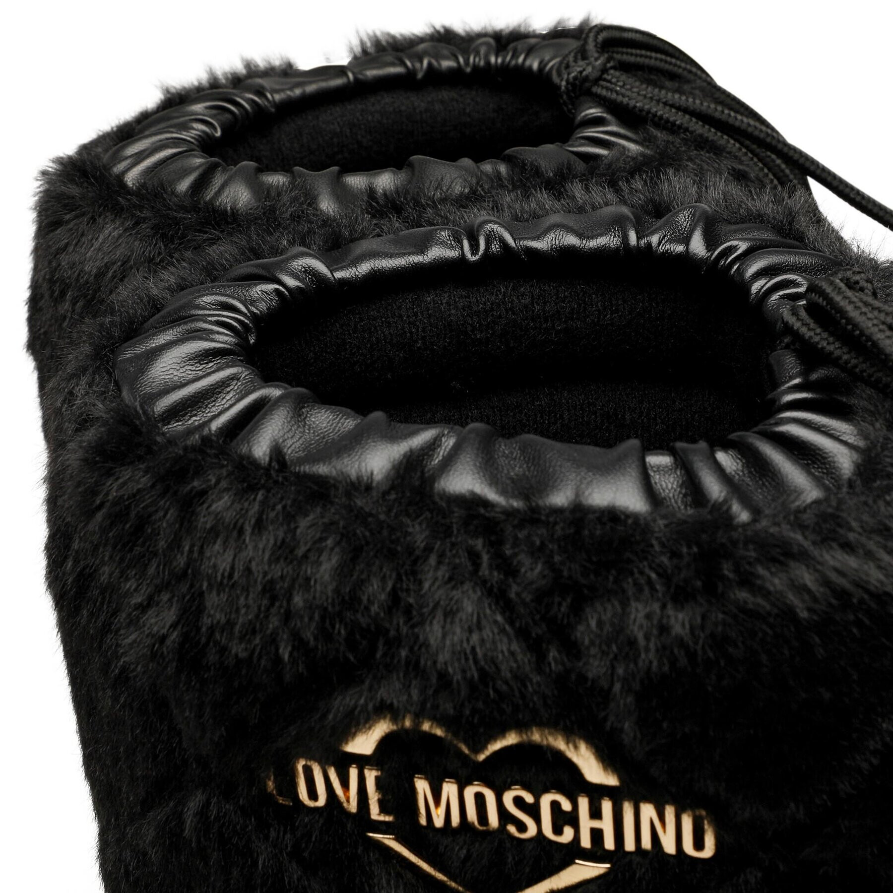 LOVE MOSCHINO Škornji za sneg JA24392G0FISZ000 Črna - Pepit.si