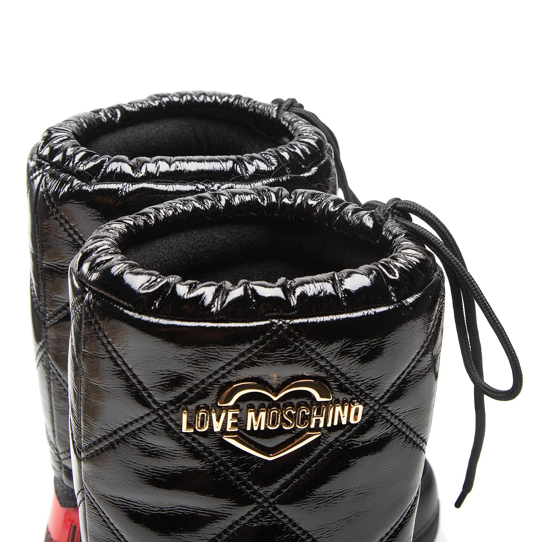 LOVE MOSCHINO Škornji za sneg JA24392G1FISW000 Črna - Pepit.si