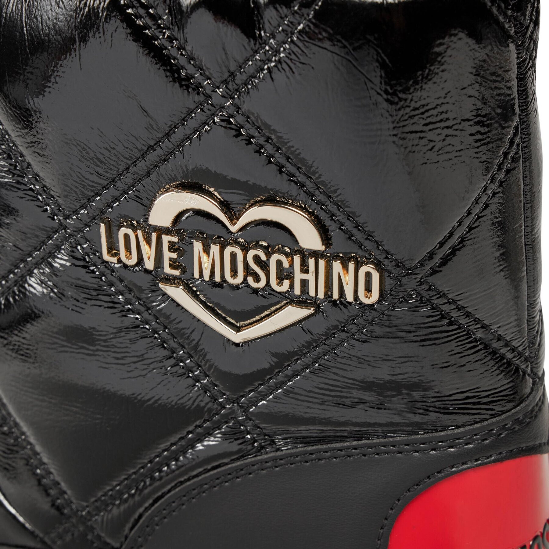 LOVE MOSCHINO Škornji za sneg JA24982G0HEB1000 Črna - Pepit.si