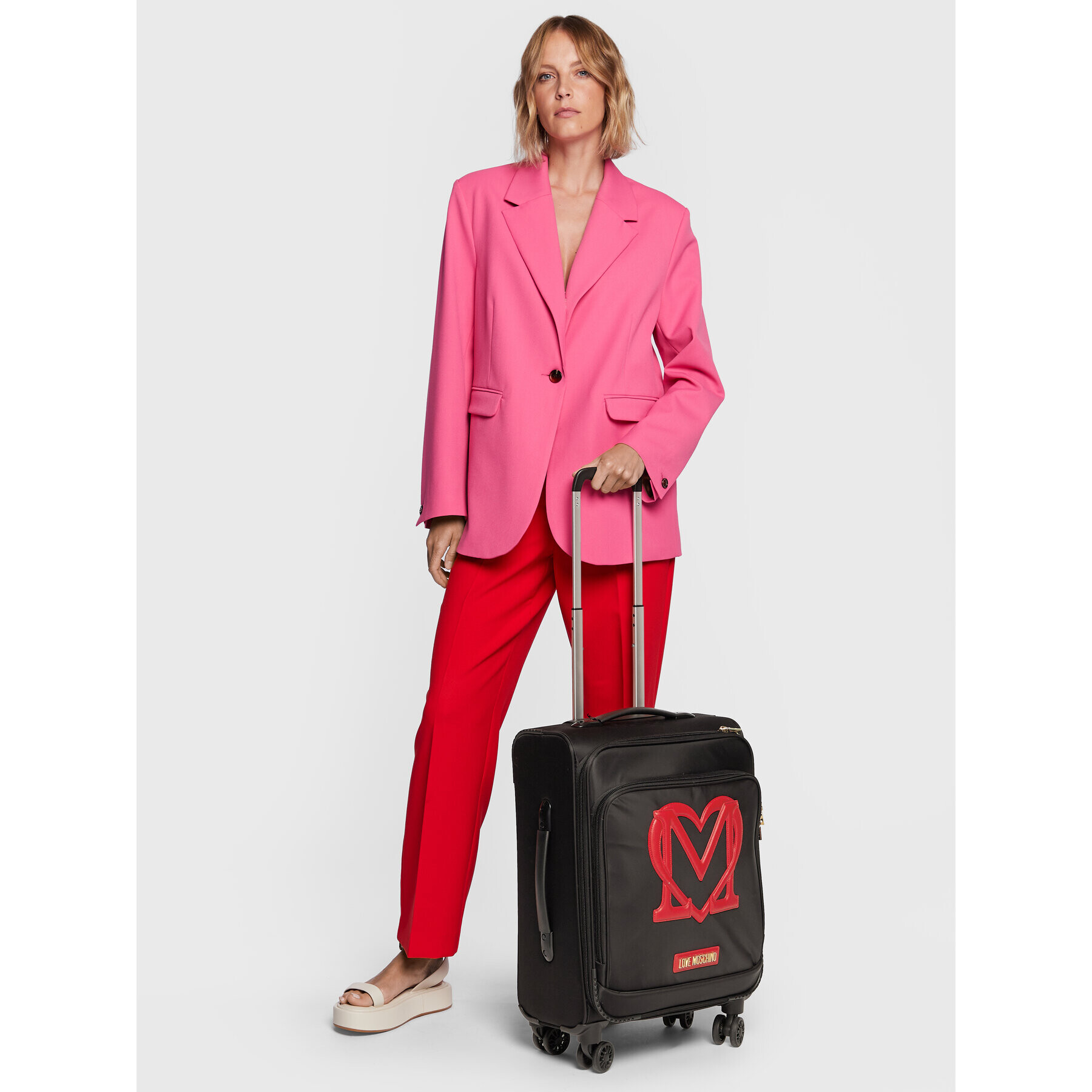 LOVE MOSCHINO Srednji voziček JC5101PP1GKX000B Črna - Pepit.si