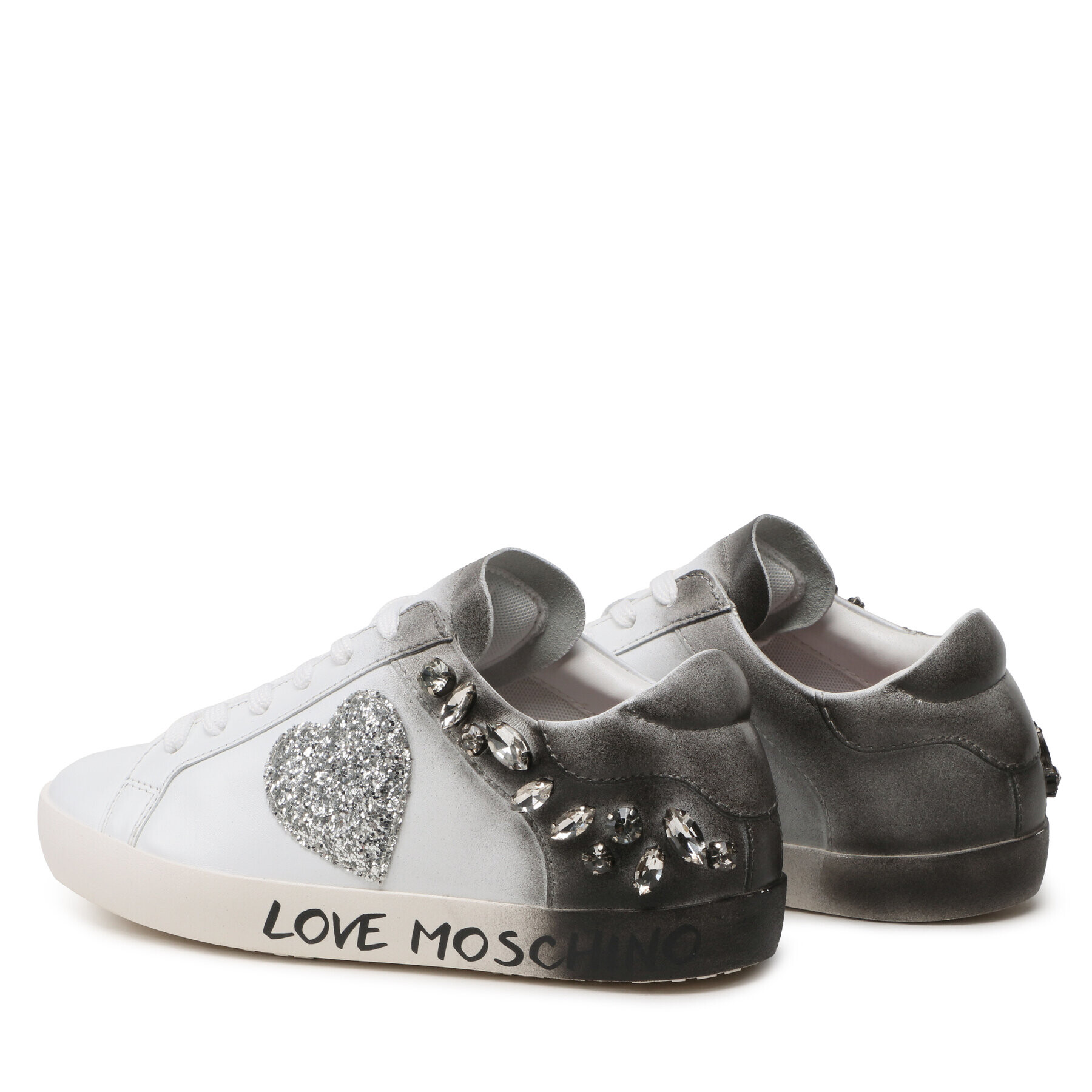 LOVE MOSCHINO Superge JA15102G1GIAH10A Bela - Pepit.si