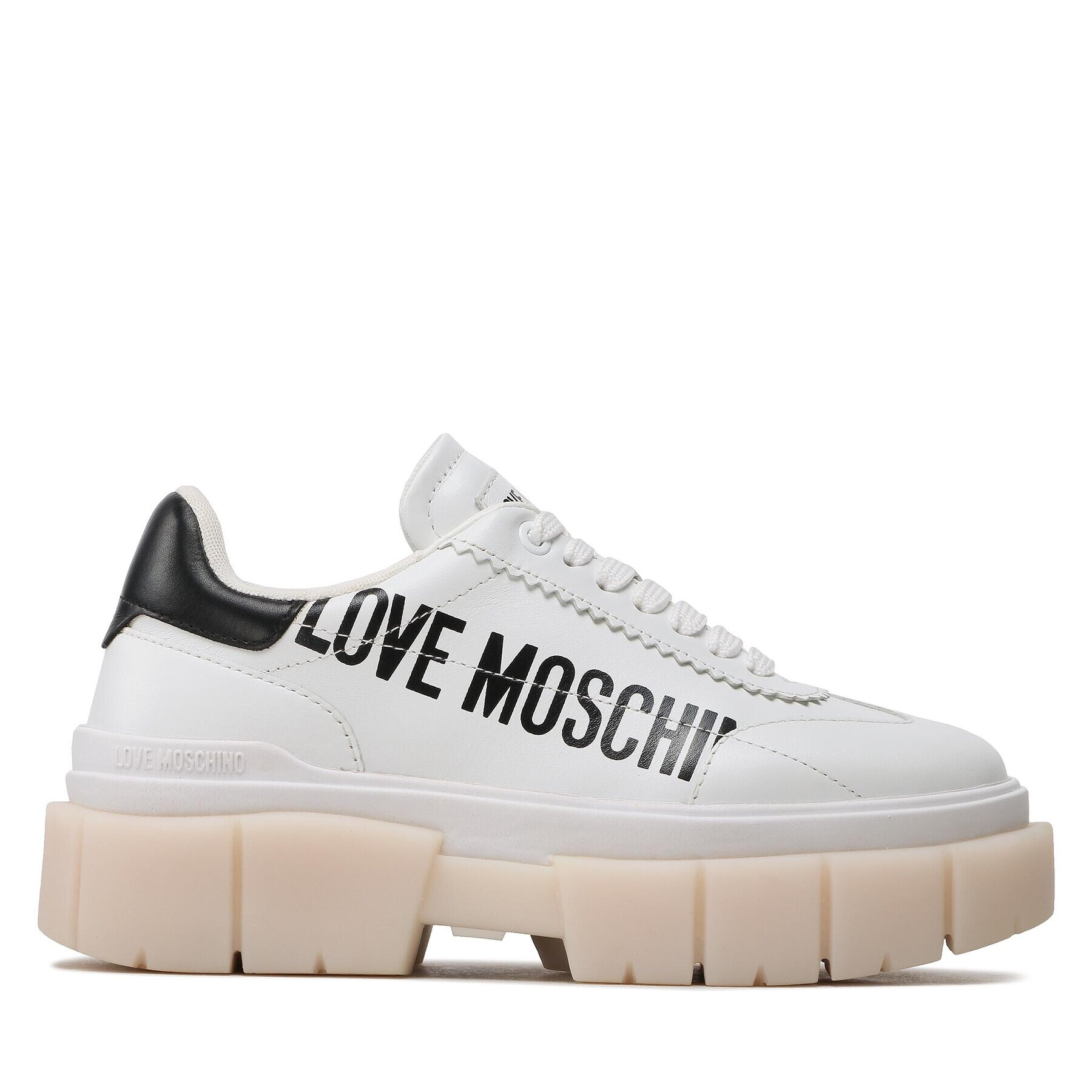 LOVE MOSCHINO Superge JA15666G1GIA110A Bela - Pepit.si