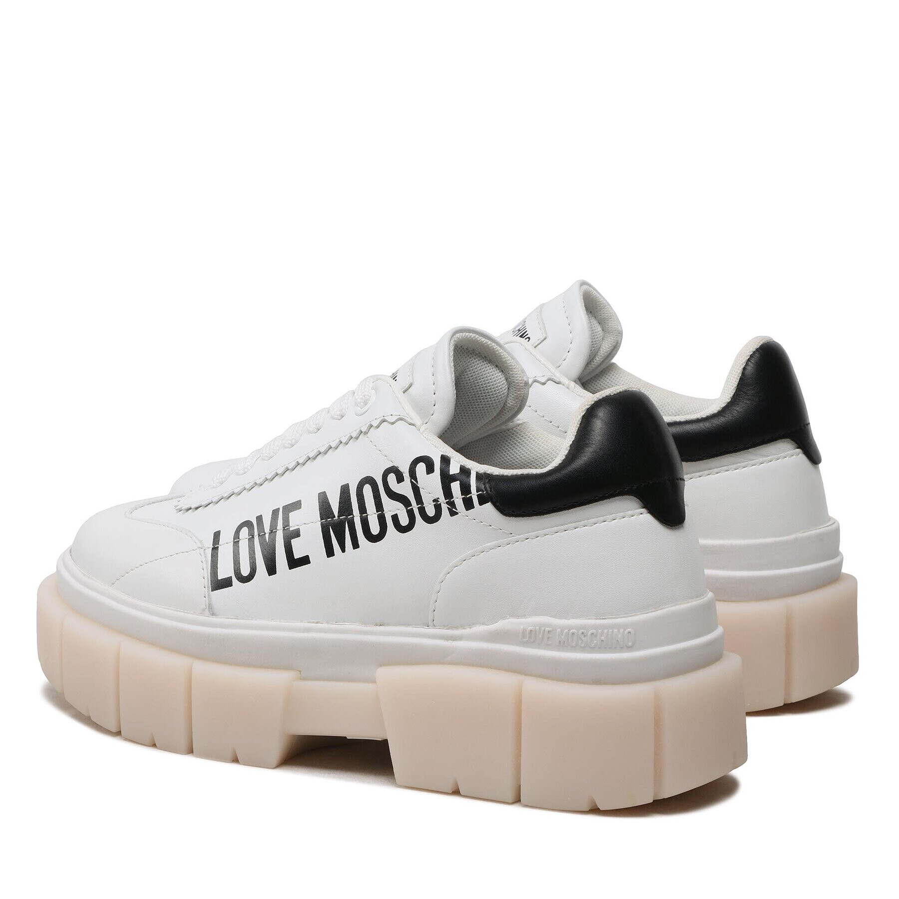 LOVE MOSCHINO Superge JA15666G1GIA110A Bela - Pepit.si