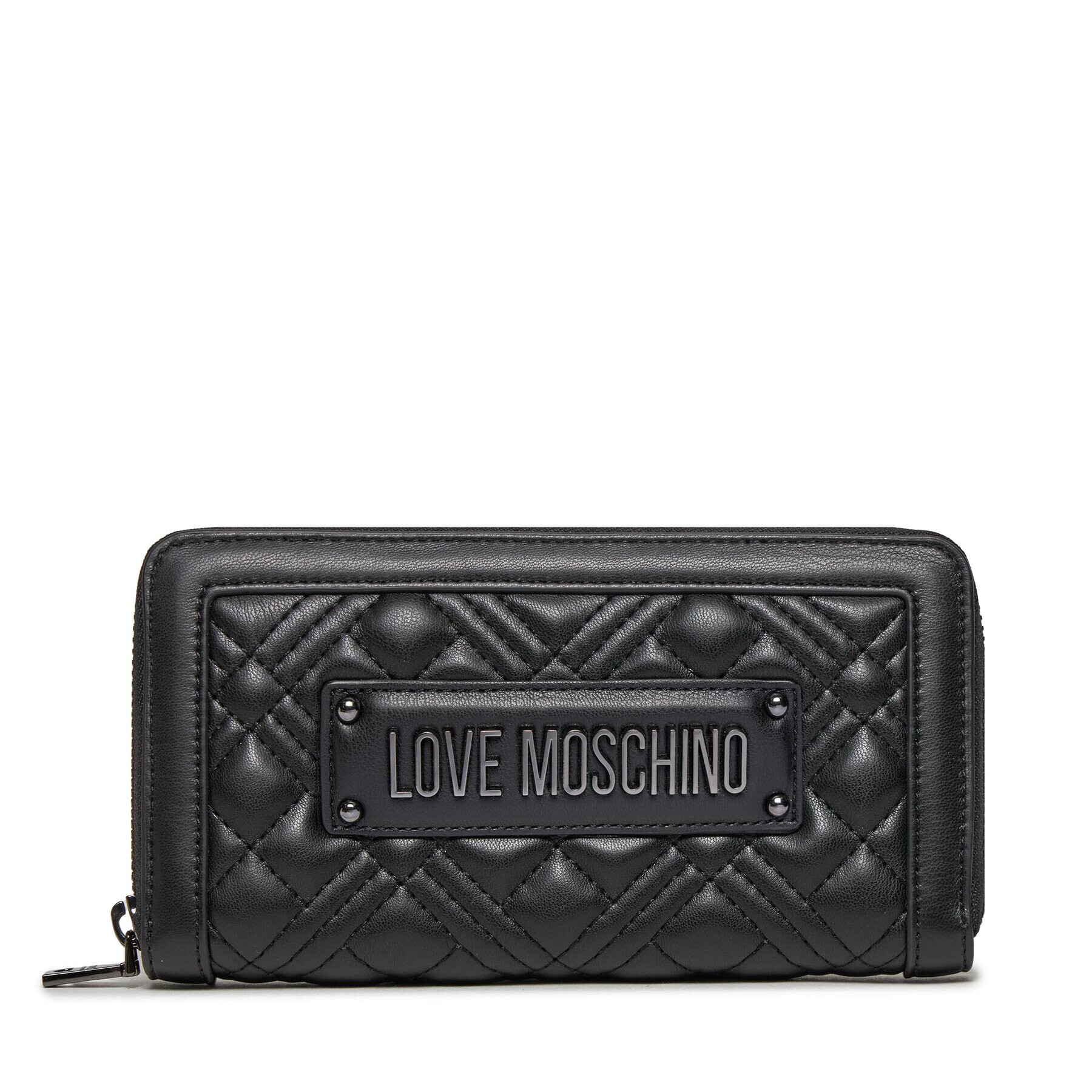 LOVE MOSCHINO Velika ženska denarnica JC5600PP0HLA000A Črna - Pepit.si