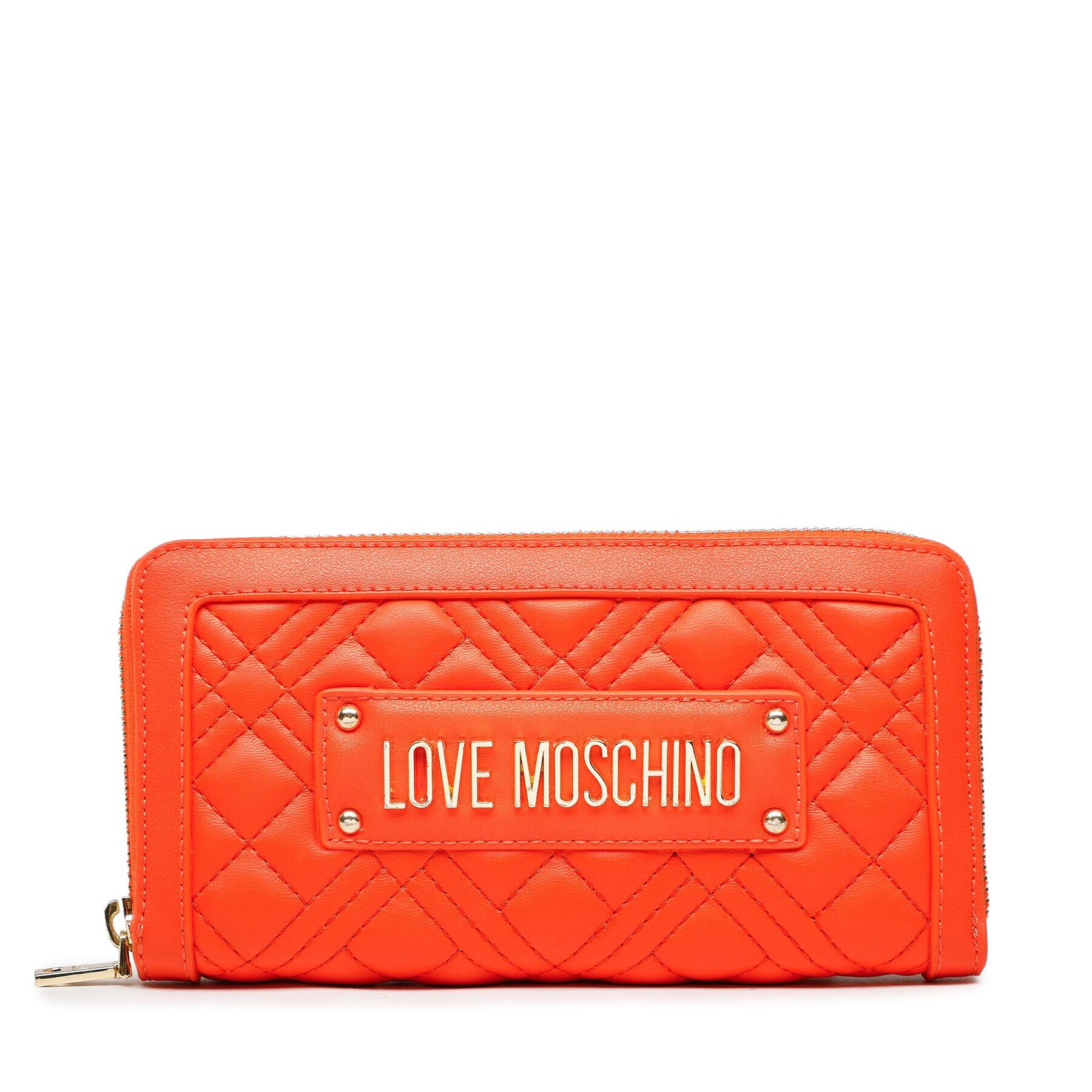 LOVE MOSCHINO Velika ženska denarnica JC5600PP1GLA0450 Oranžna - Pepit.si