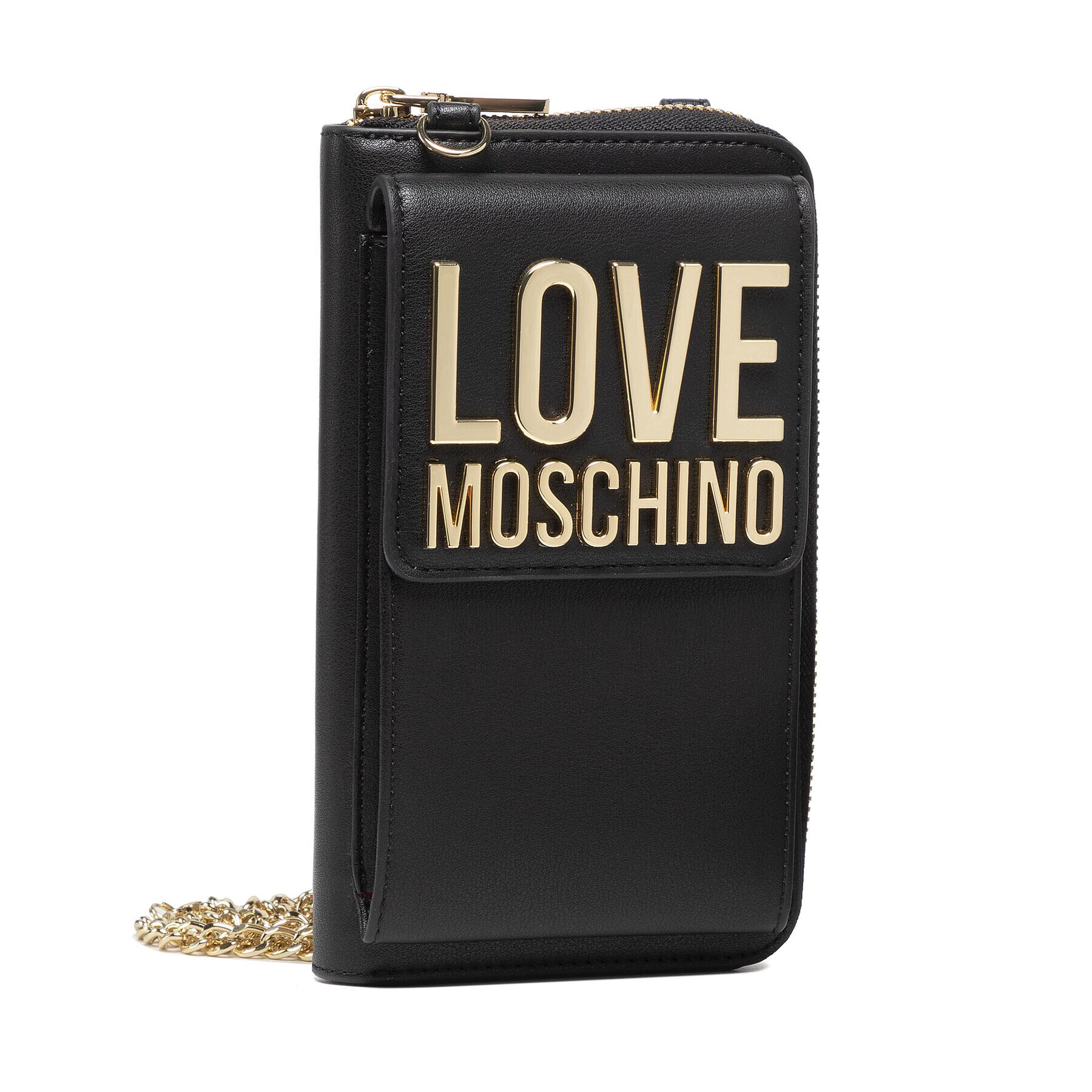 LOVE MOSCHINO Velika ženska denarnica JC5645PP1ELJ000A Črna - Pepit.si