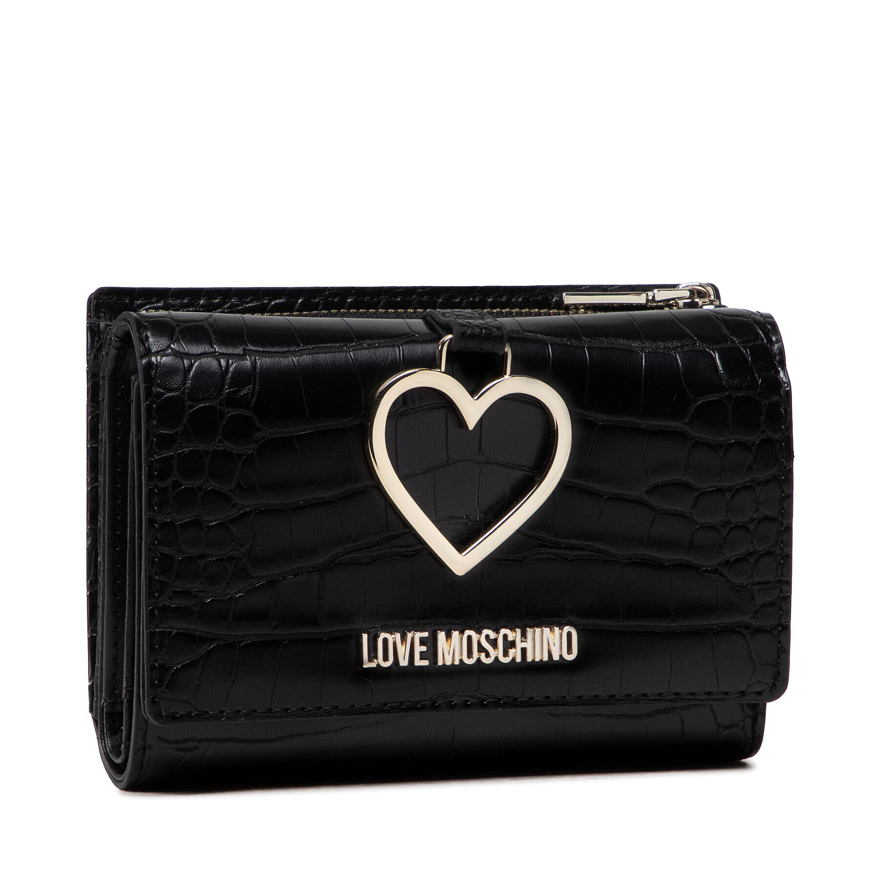 LOVE MOSCHINO Velika ženska denarnica JC5685PP0DKF100A Črna - Pepit.si