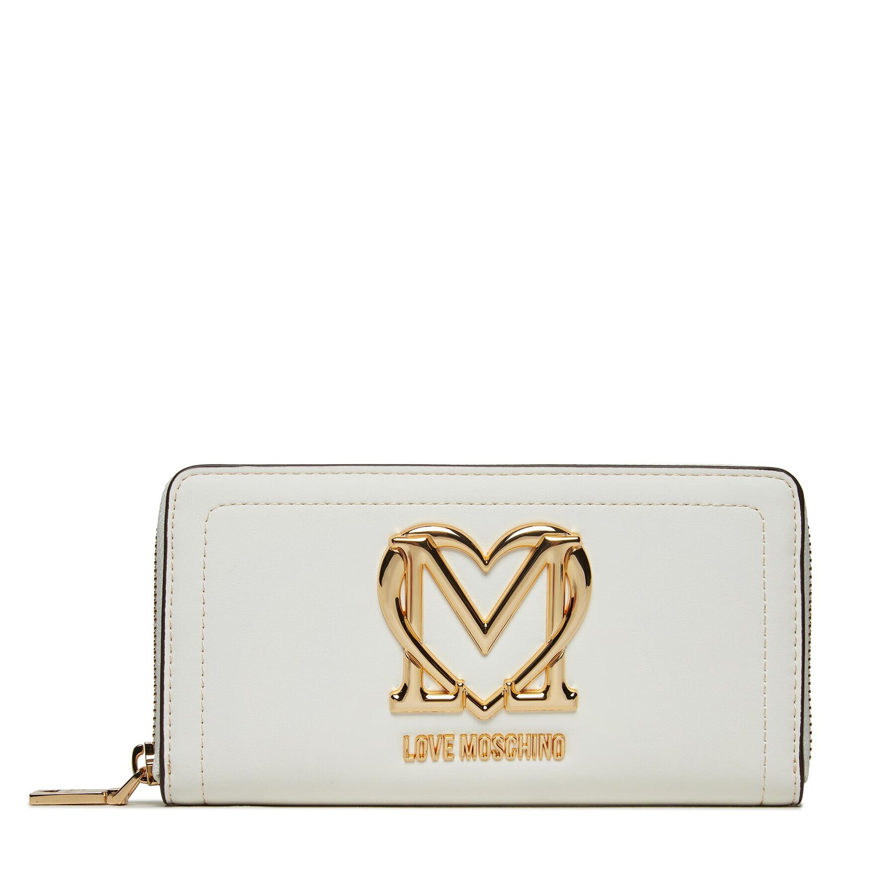 LOVE MOSCHINO Velika ženska denarnica JC5721PP0HKG0120 Bela - Pepit.si