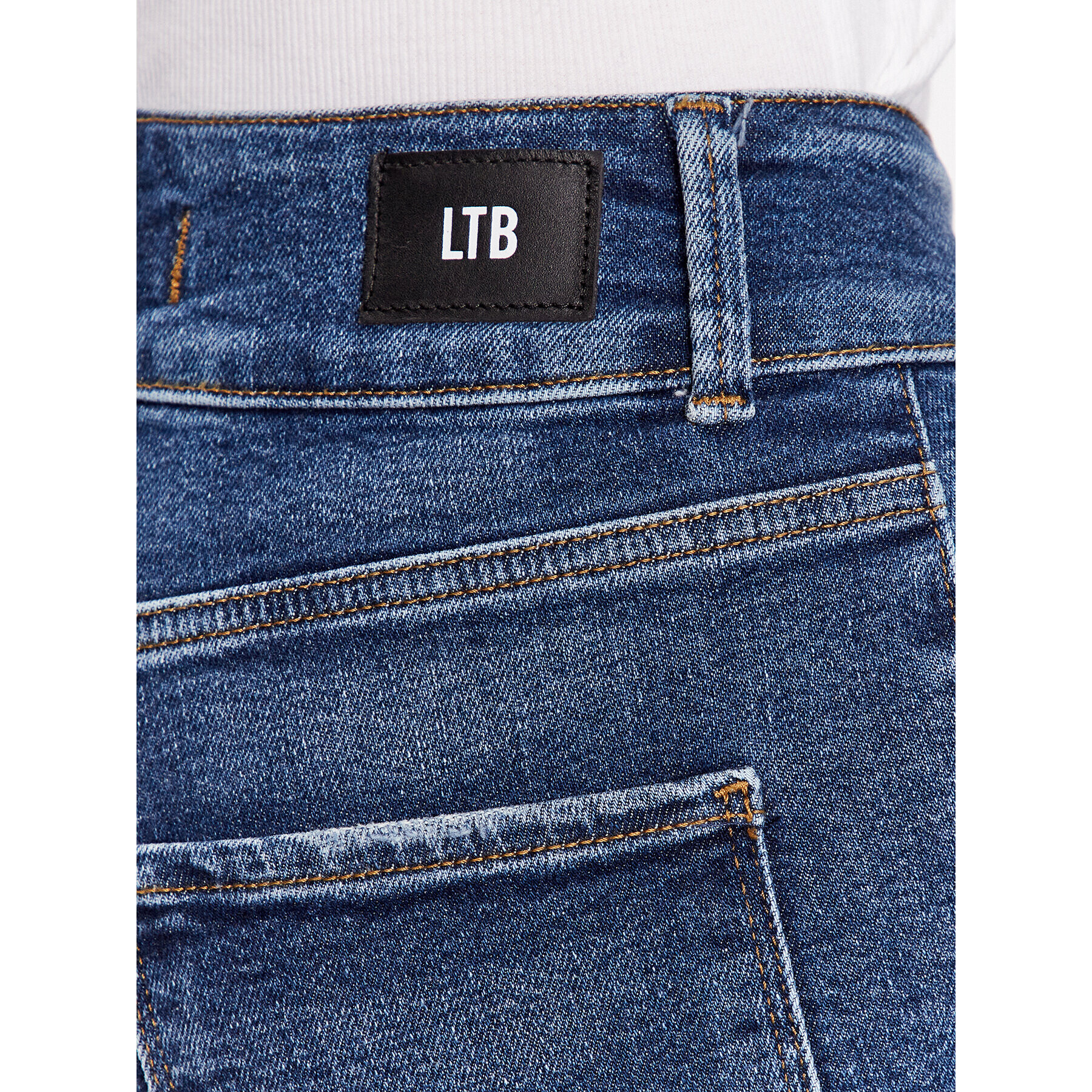 LTB Jeans kratke hlače Becky X 60645 15094 Modra Slim Fit - Pepit.si