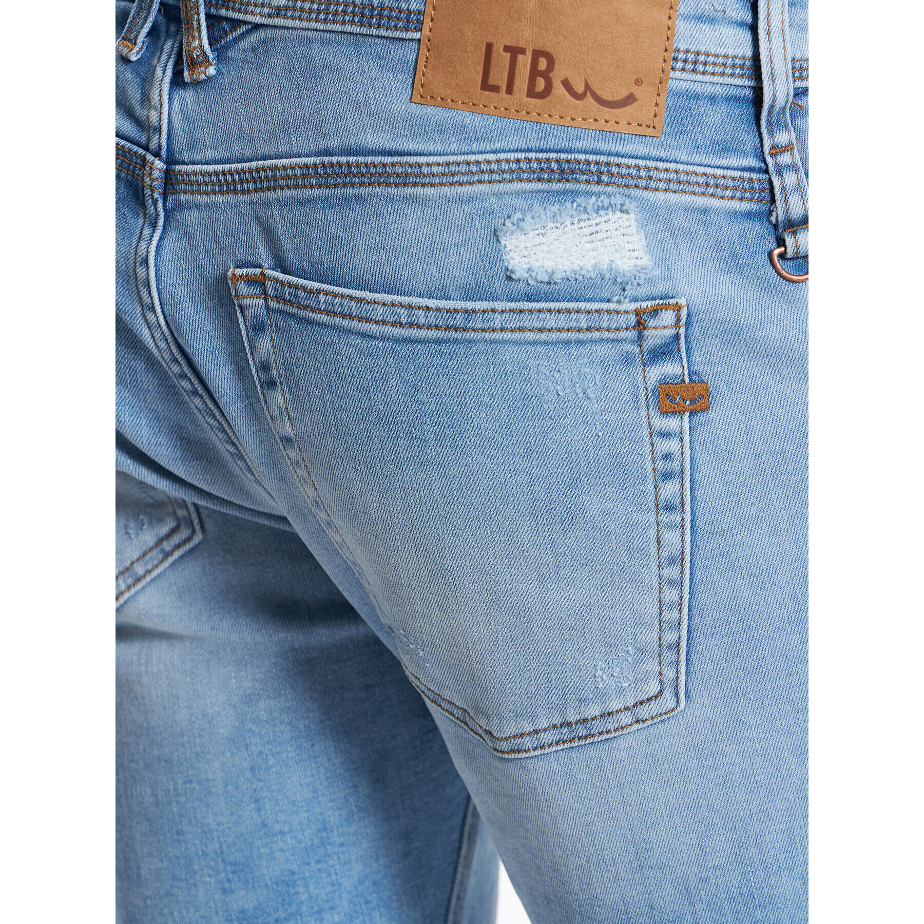 LTB Jeans kratke hlače Corvin 60487 15392 Modra Regular Fit - Pepit.si