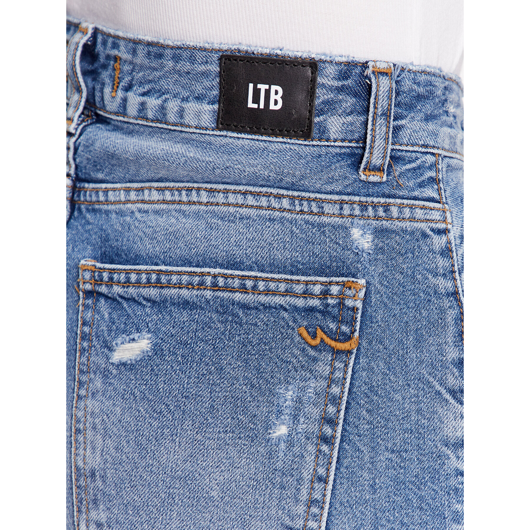 LTB Jeans kratke hlače Jadey 61050 15323 Modra Regular Fit - Pepit.si