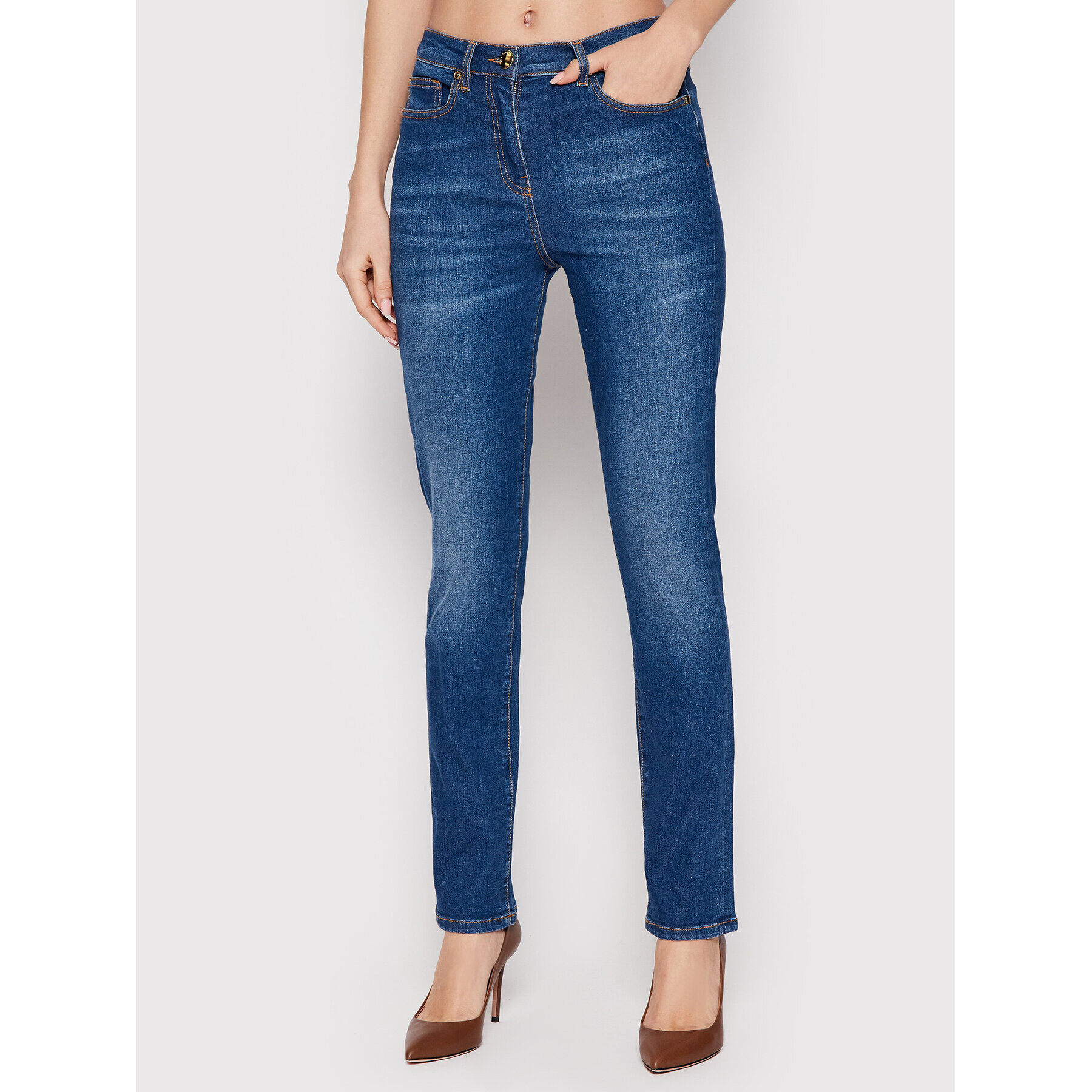 Luisa Spagnoli Jeans hlače Annuo 538779 Modra Regular Fit - Pepit.si