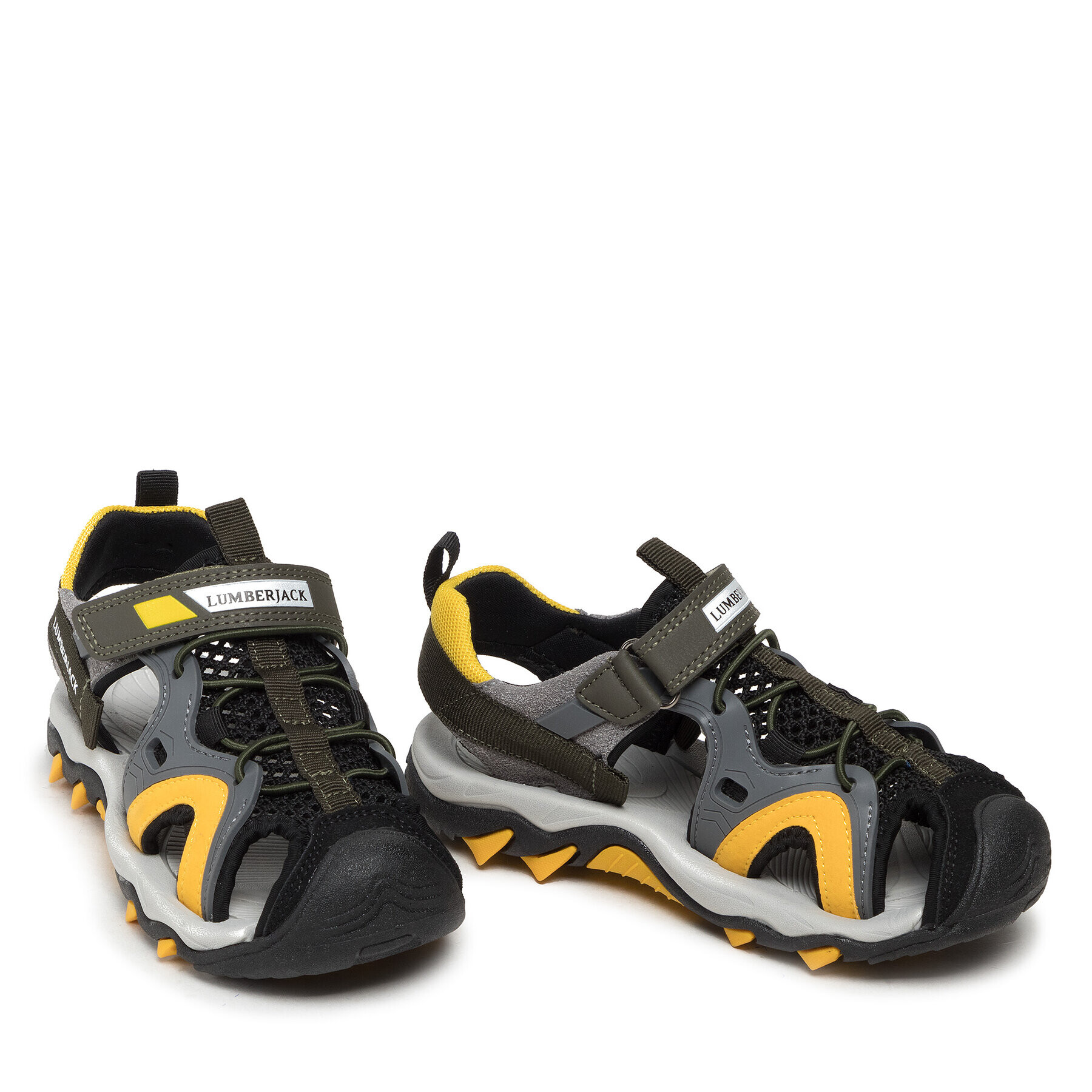 Lumberjack Sandali Benjamin SBE0106-001-N62 S Siva - Pepit.si