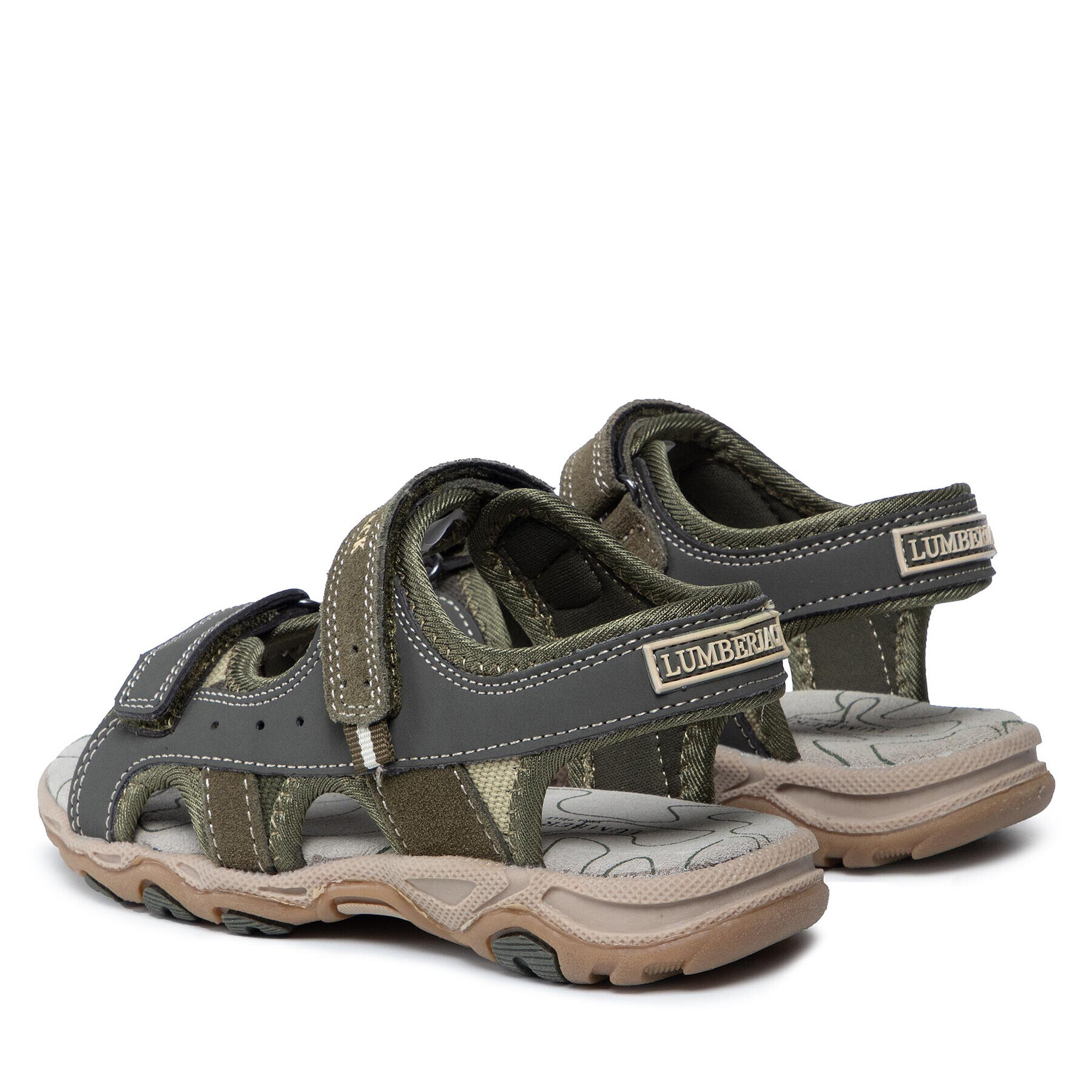 Lumberjack Sandali Levi SB07606-010-S03 M Zelena - Pepit.si