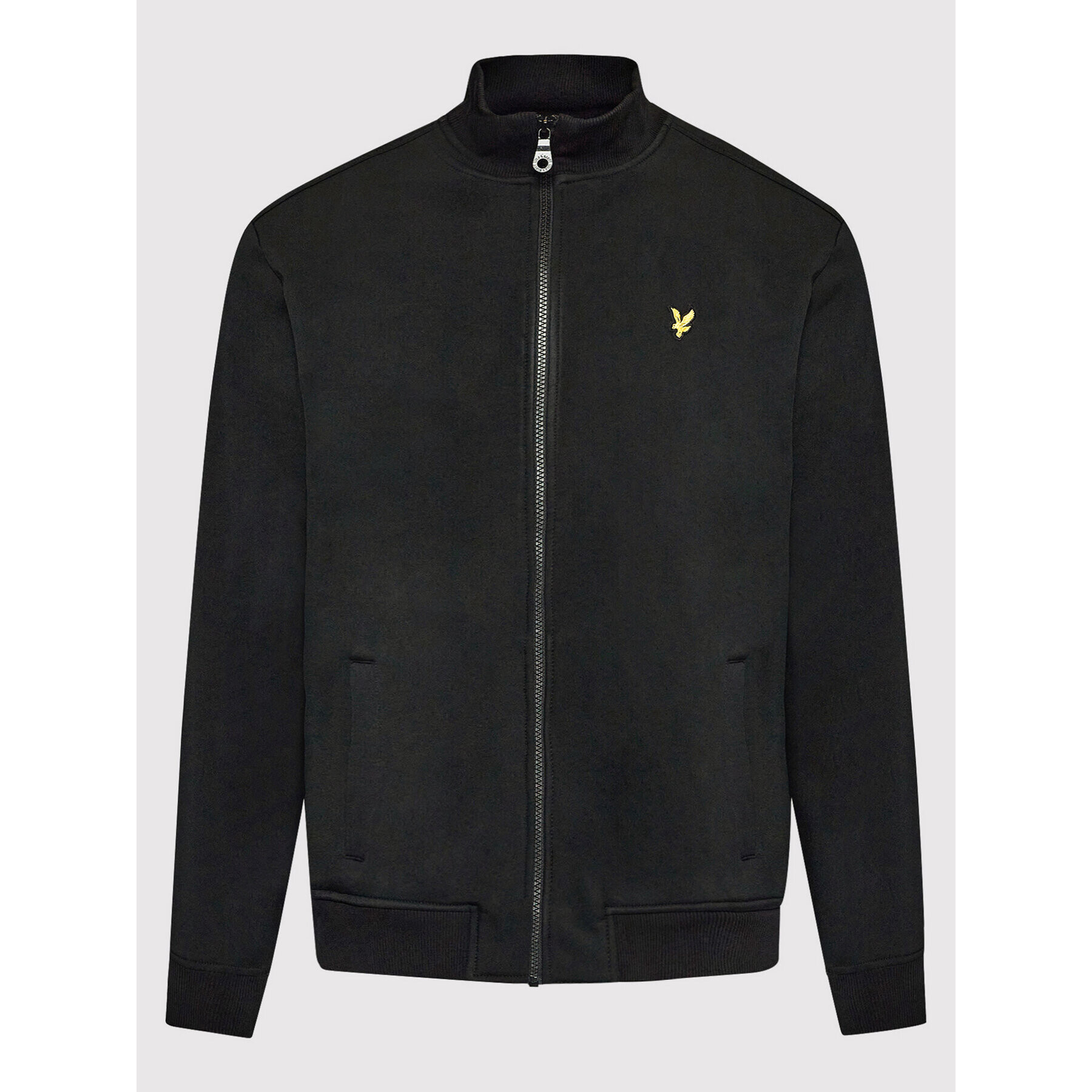 Lyle & Scott Bomber jakna Zip Trough Funnel Neck ML604VTR Črna Regular Fit - Pepit.si