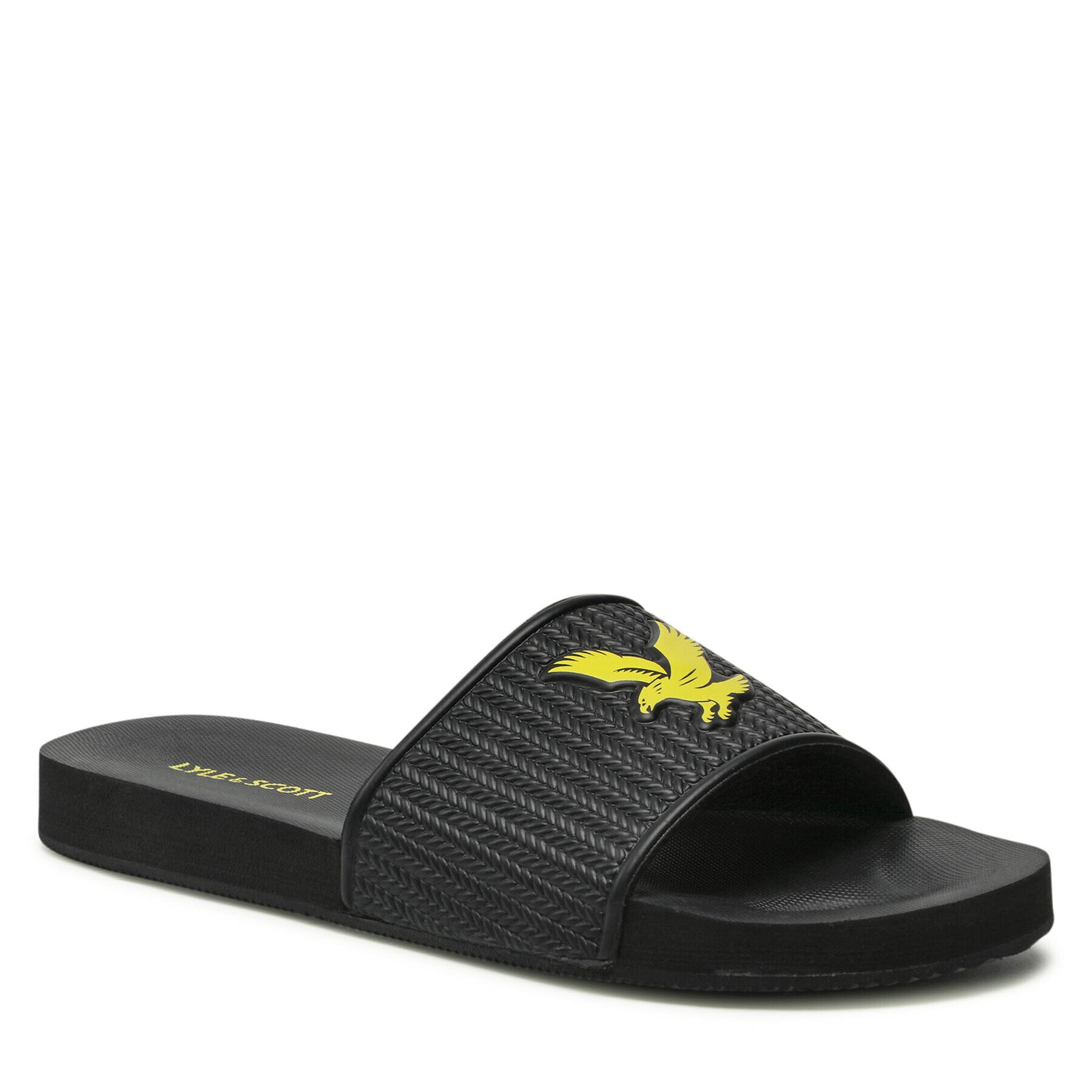 Lyle & Scott Natikači Easy Slide FW1407 Črna - Pepit.si