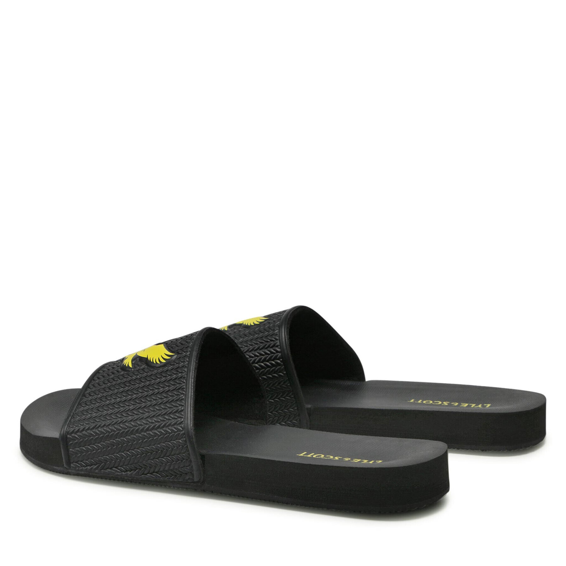 Lyle & Scott Natikači Easy Slide FW1407 Črna - Pepit.si