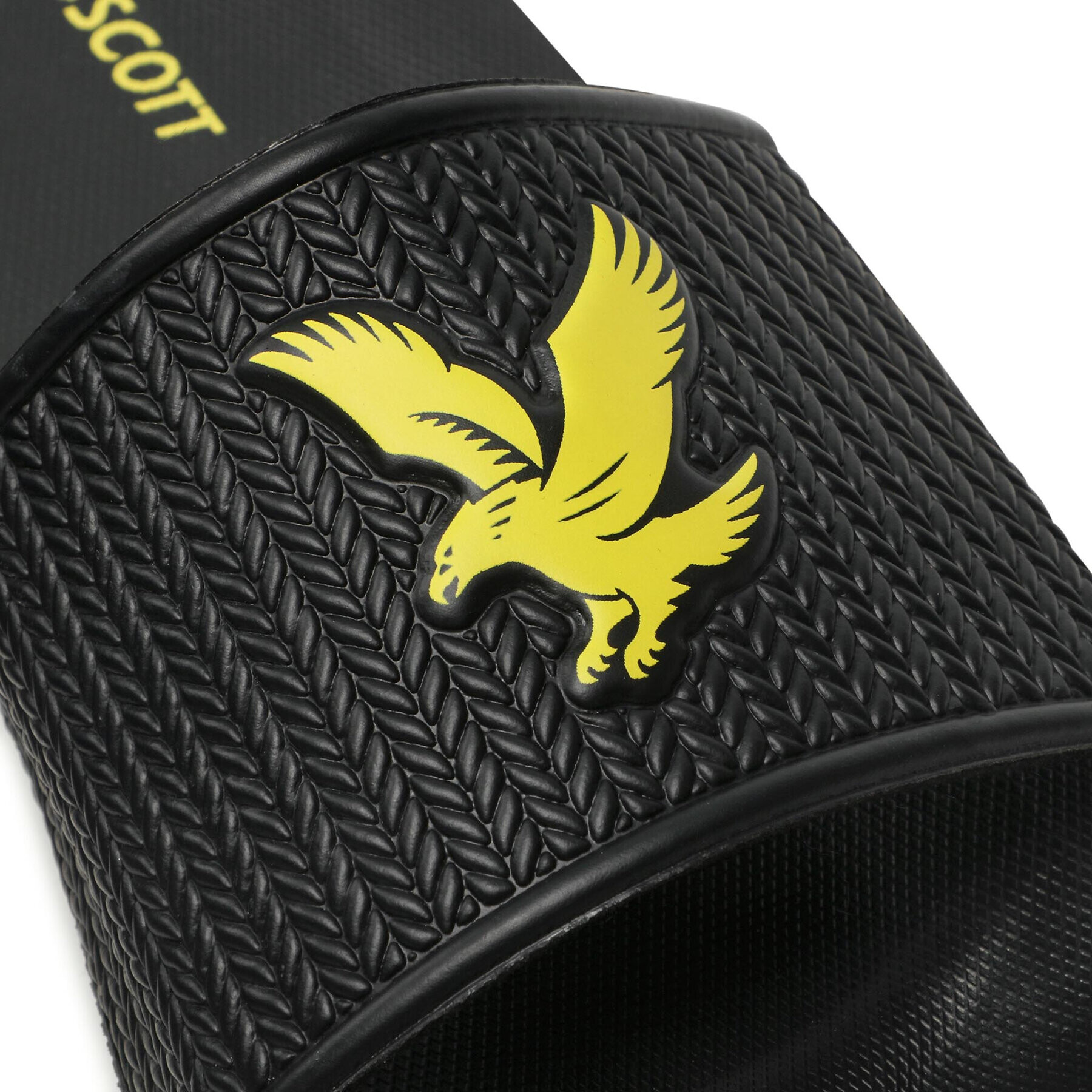 Lyle & Scott Natikači Easy Slide FW1407 Črna - Pepit.si