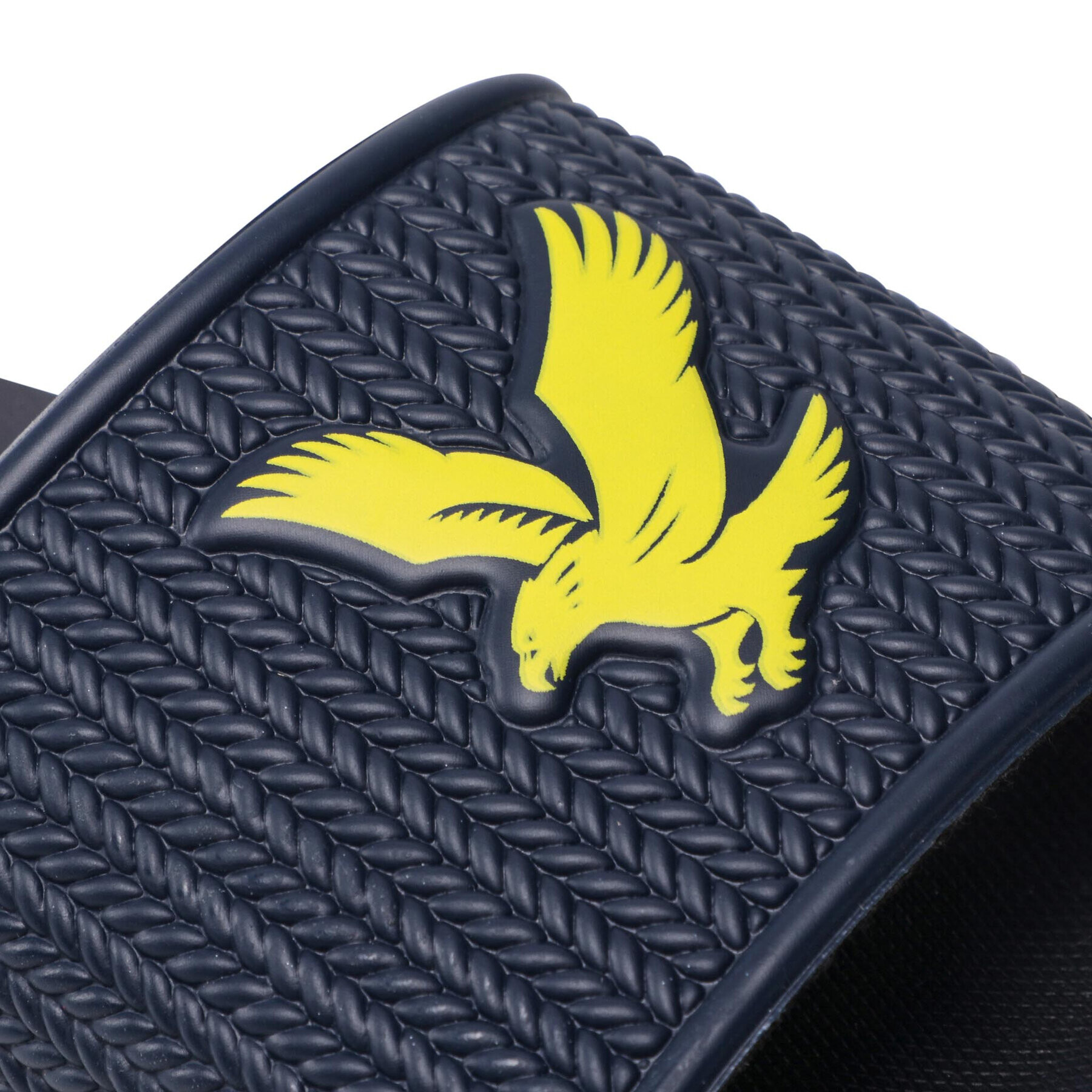 Lyle & Scott Natikači Easy Slide FW1407 Mornarsko modra - Pepit.si