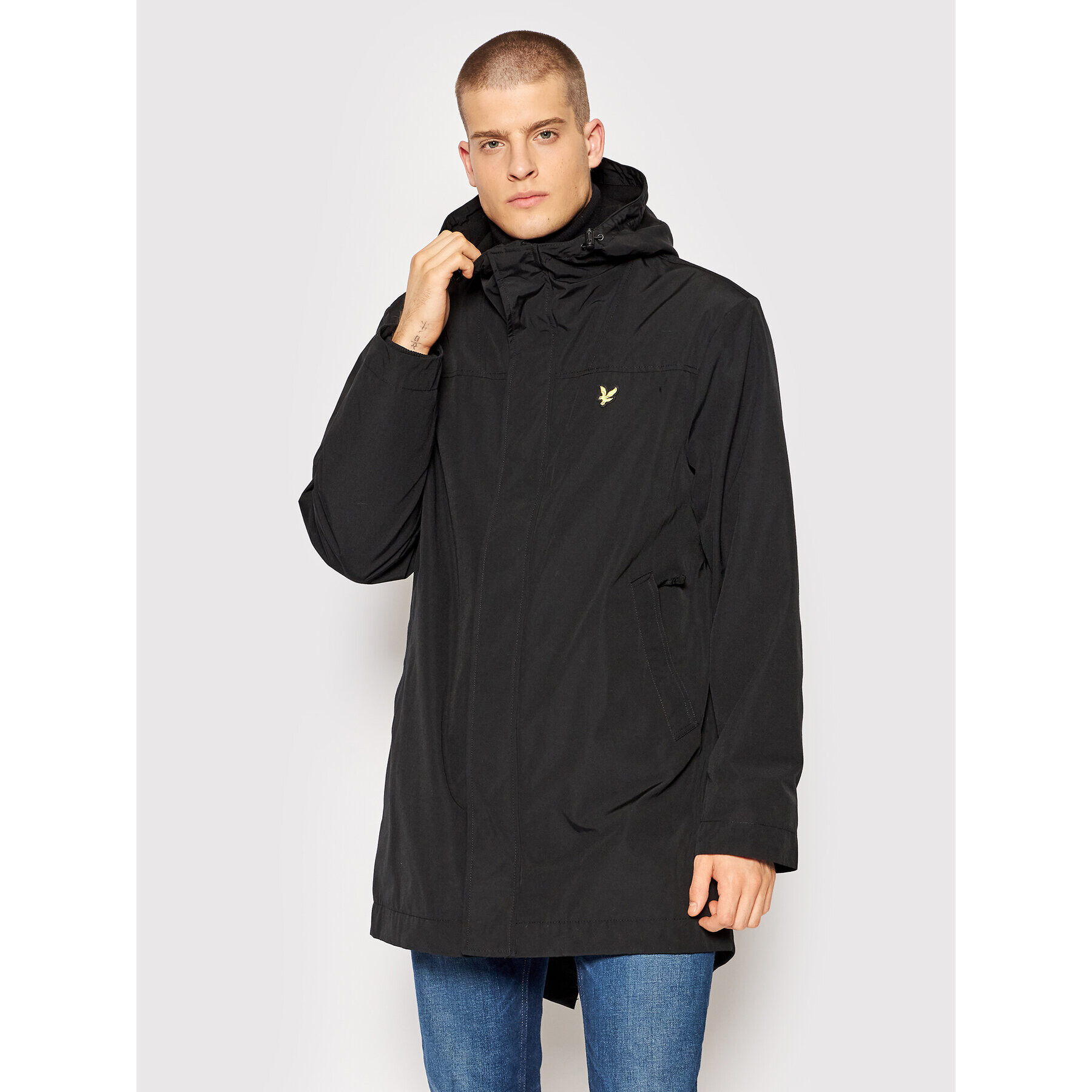 Lyle & Scott Parka JK1517V Črna Regular Fit - Pepit.si