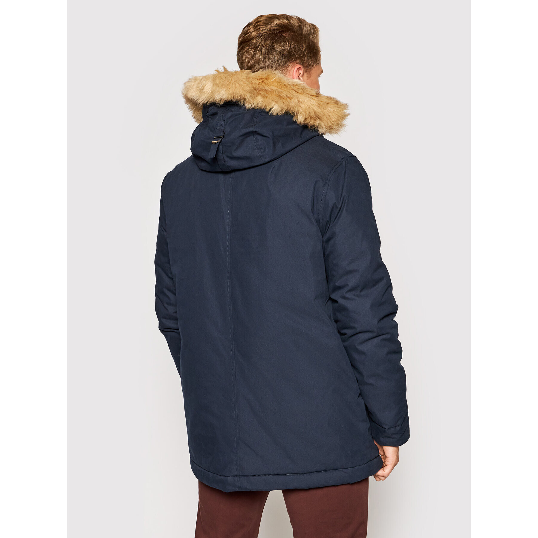 Lyle & Scott Parka JK1536V Mornarsko modra Regular Fit - Pepit.si