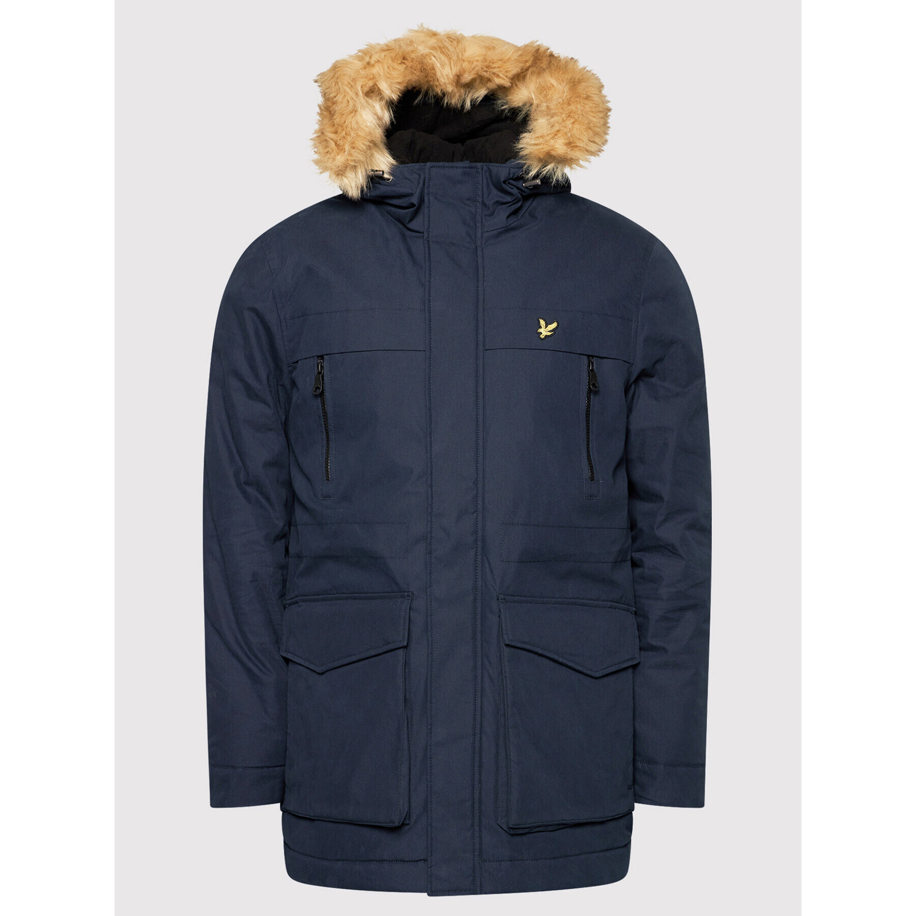 Lyle & Scott Parka JK1536V Mornarsko modra Regular Fit - Pepit.si