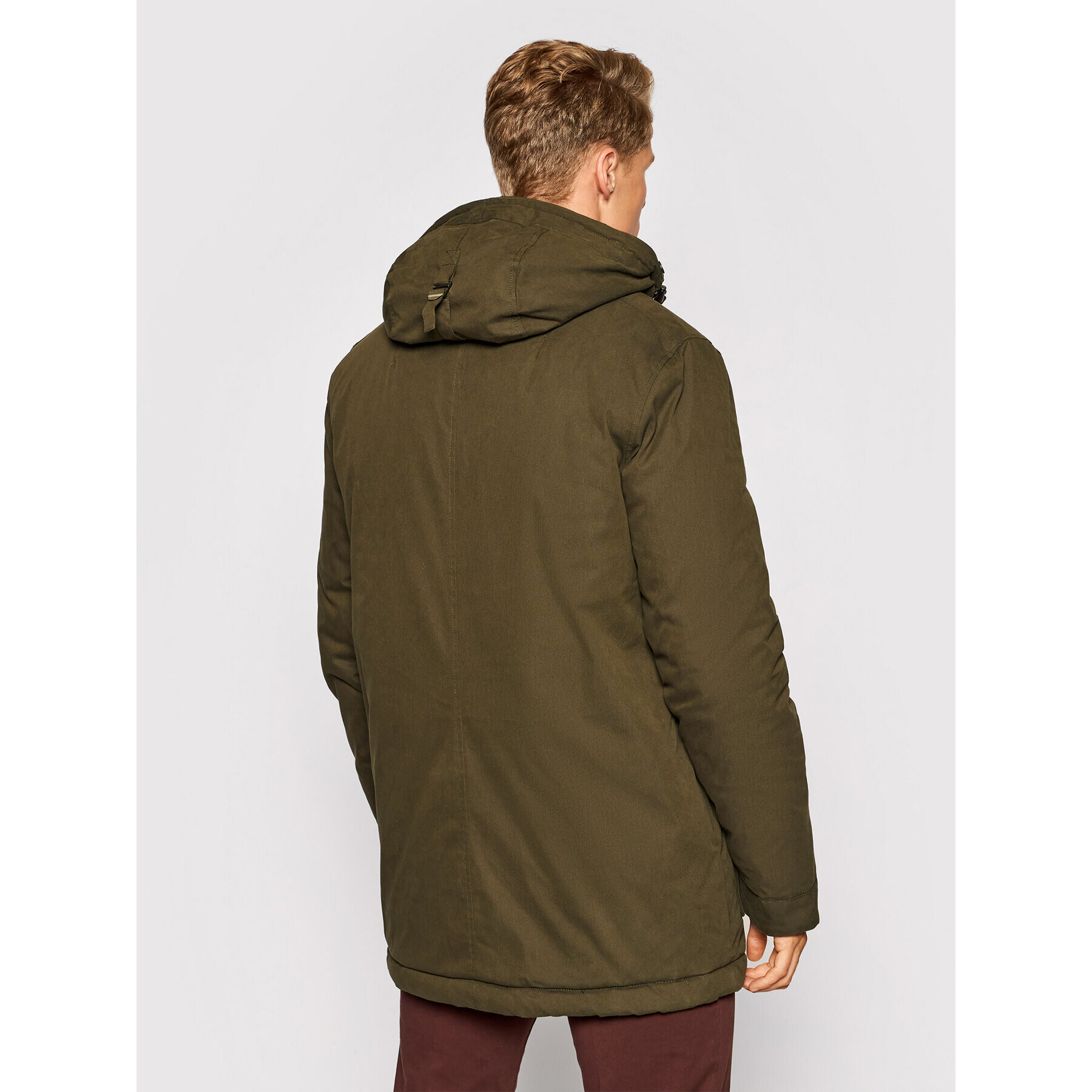 Lyle & Scott Parka JK1536V Zelena Regular Fit - Pepit.si