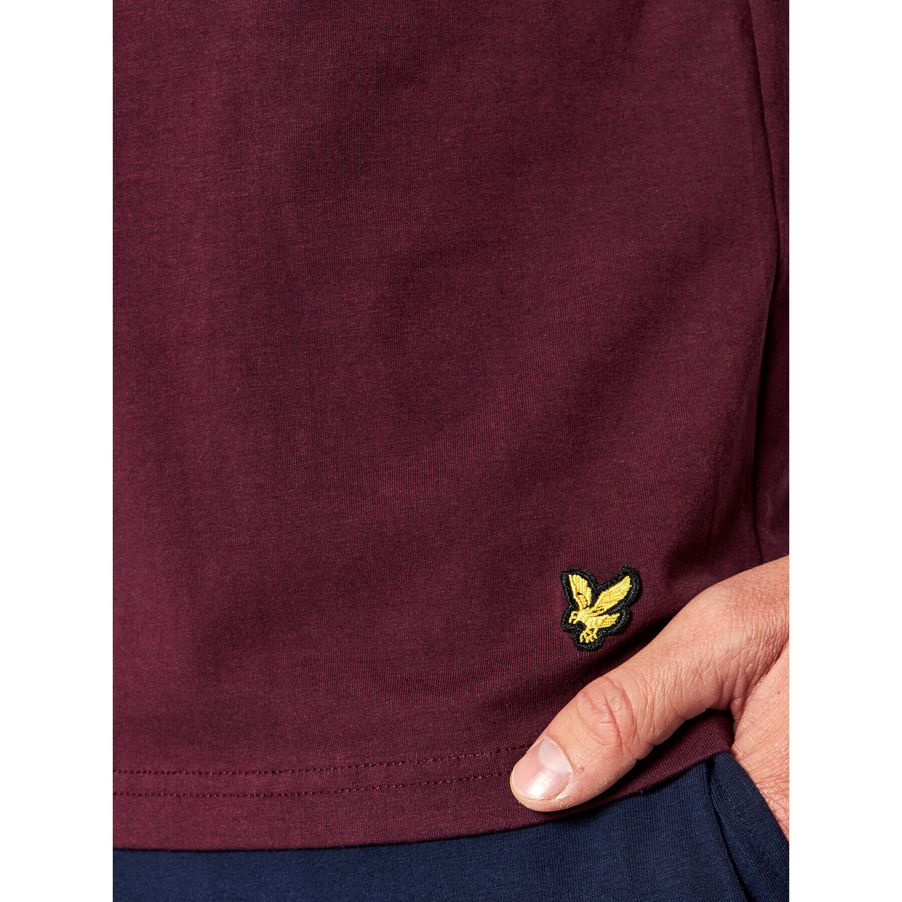 Lyle & Scott Pižama Charlie LSLSET900 Pisana Regular Fit - Pepit.si