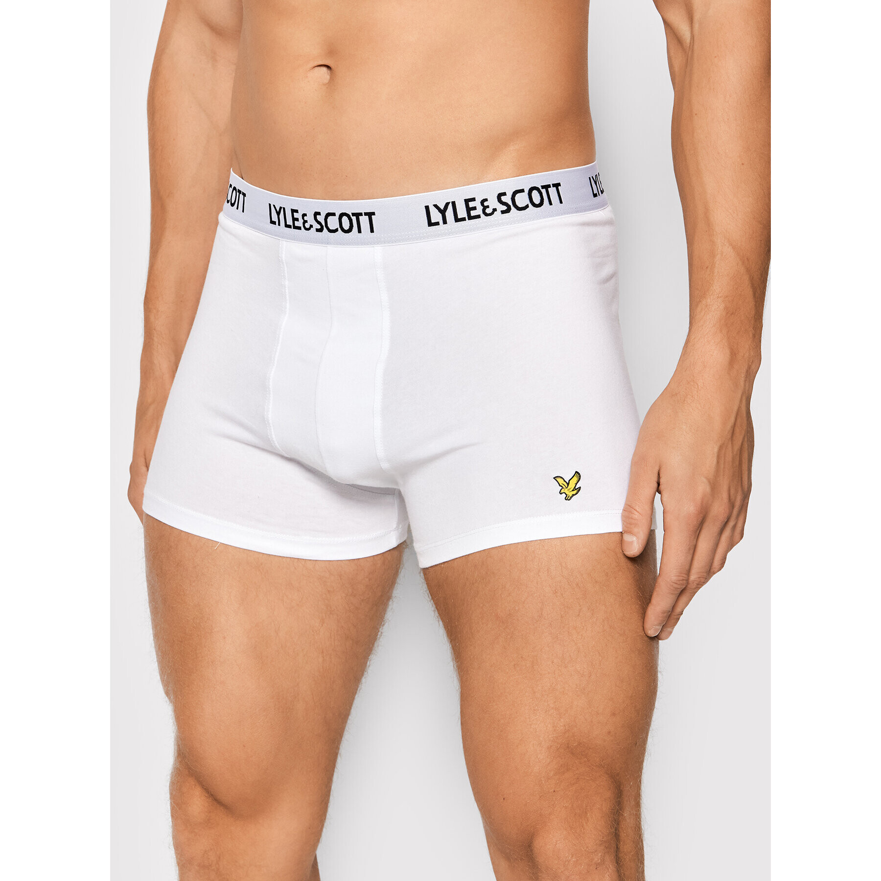 Lyle & Scott Set 3 parov boksaric Barclay LSUWTC001 Bela - Pepit.si