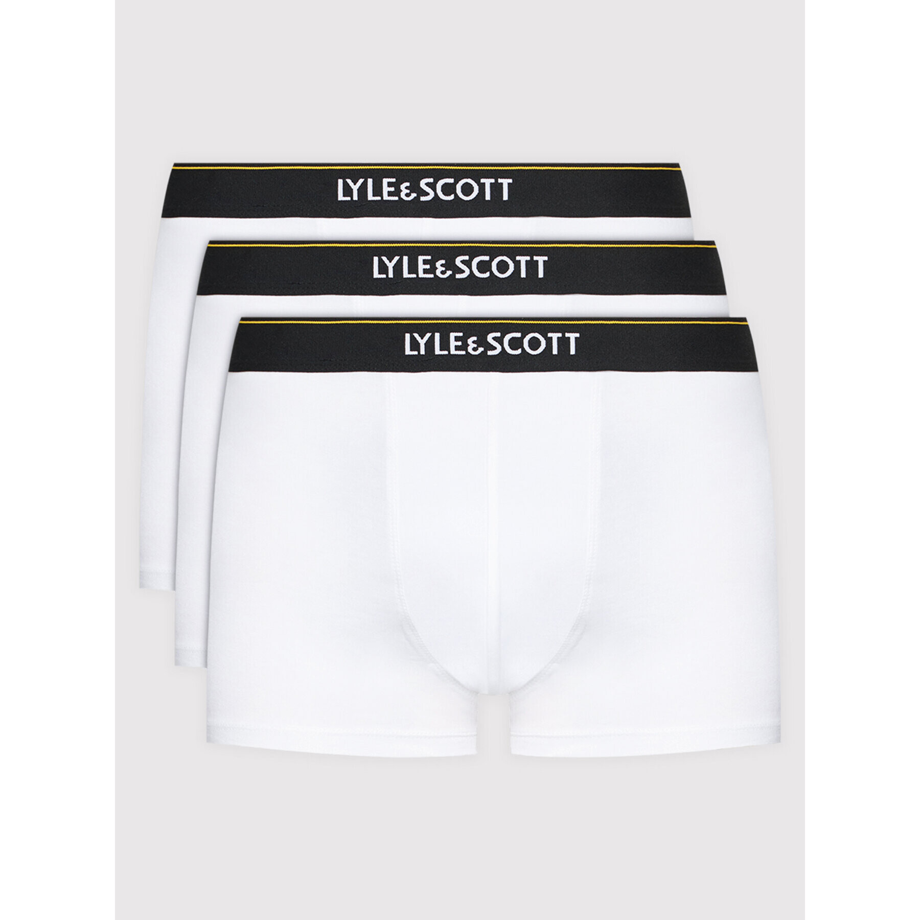 Lyle & Scott Set 3 parov boksaric Fergus LSUWTC002 Bela - Pepit.si