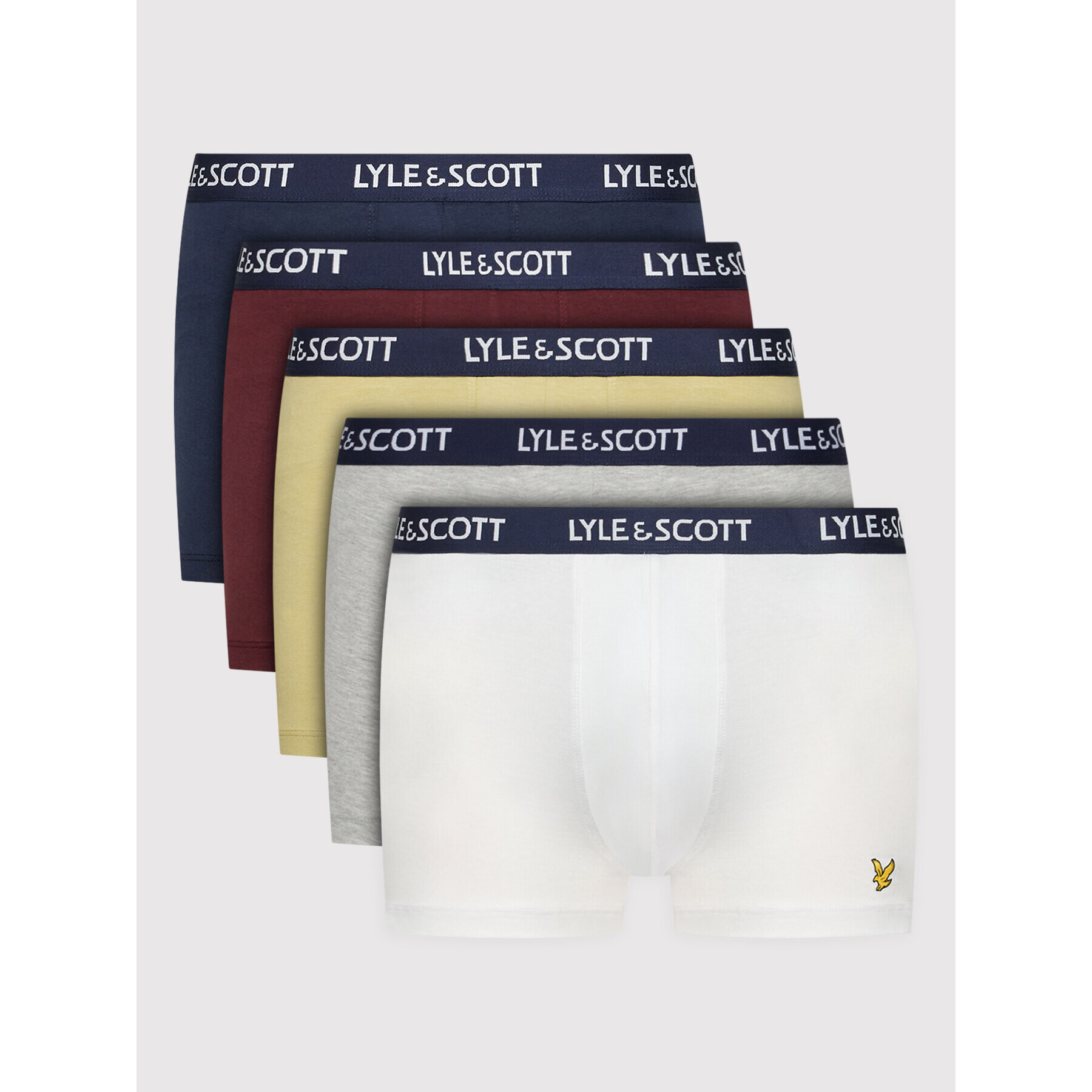 Lyle & Scott Set 5 parov boksaric Miller LSSUW005 Pisana - Pepit.si