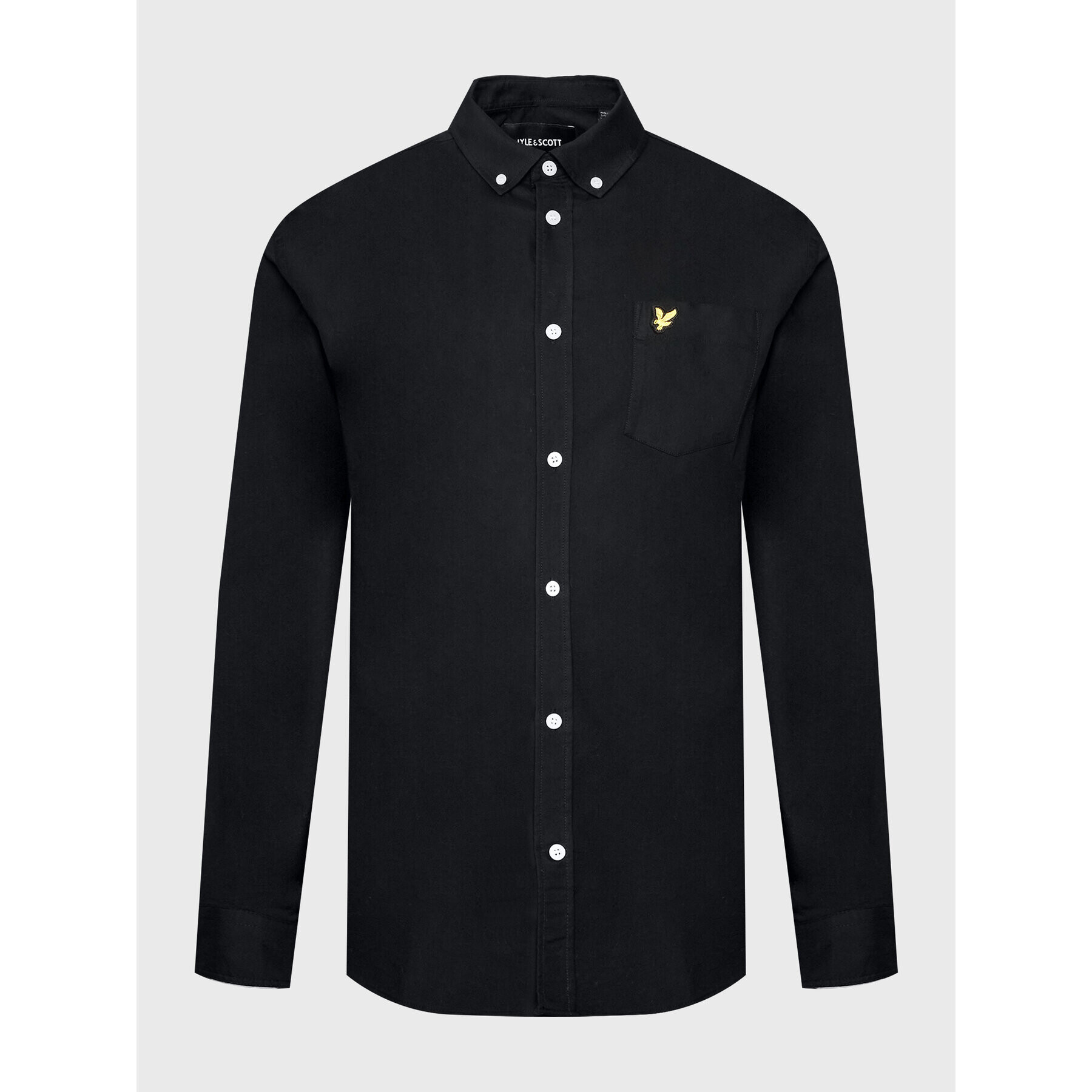 Lyle & Scott Srajca Oxford LW1302VOG Črna Regular Fit - Pepit.si