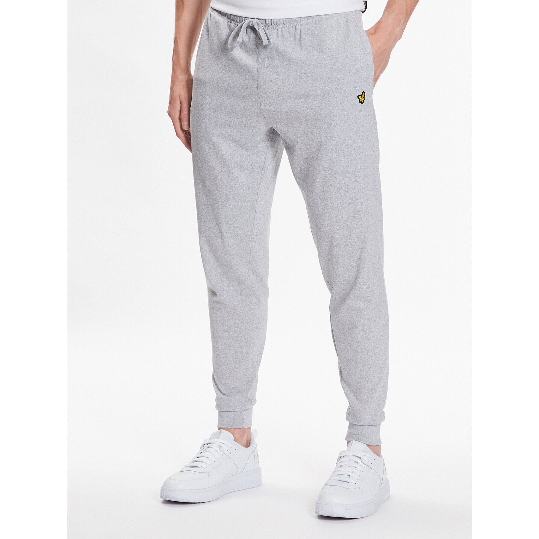 Lyle & Scott Trenirka Earl LSLSET977 Siva Regular Fit - Pepit.si