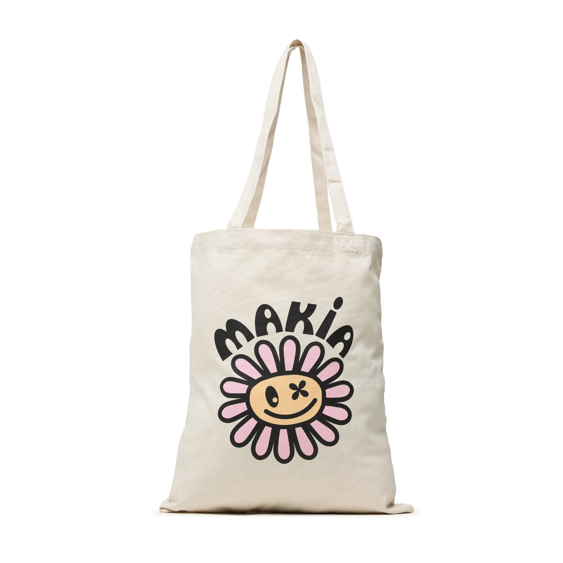 Makia Ročna torba Flower Tote Bag U87071 Écru - Pepit.si