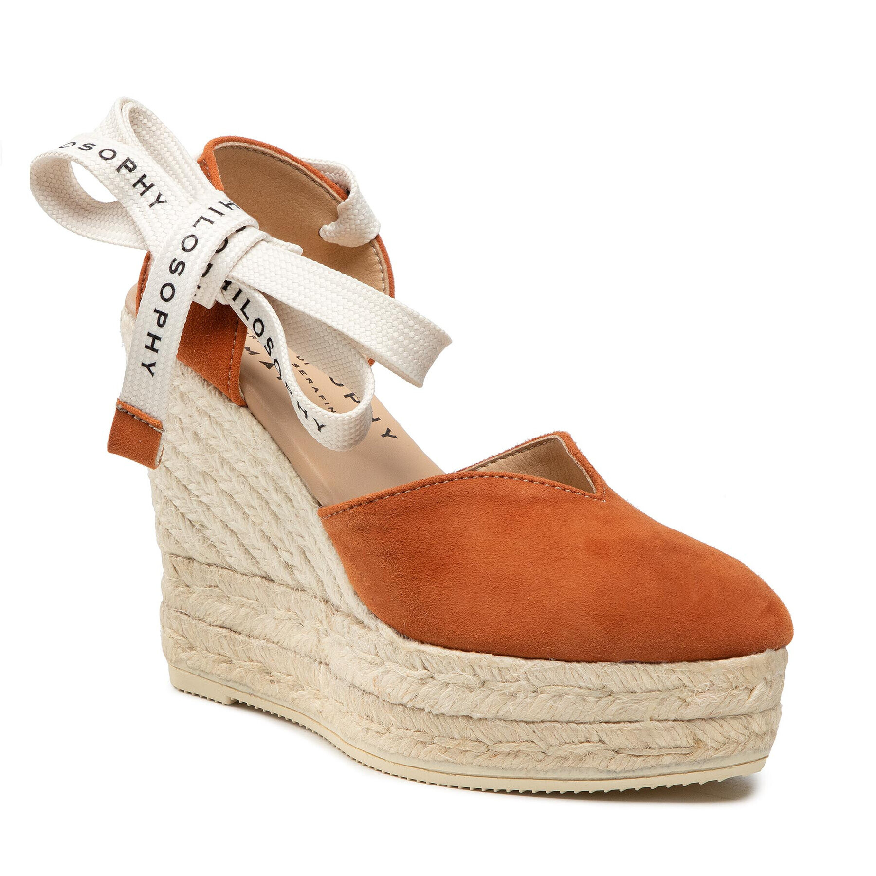 Manebi Espadrile by Philosophy Di Lorenzo Serafini 41A6301-8003-0098 Rjava - Pepit.si