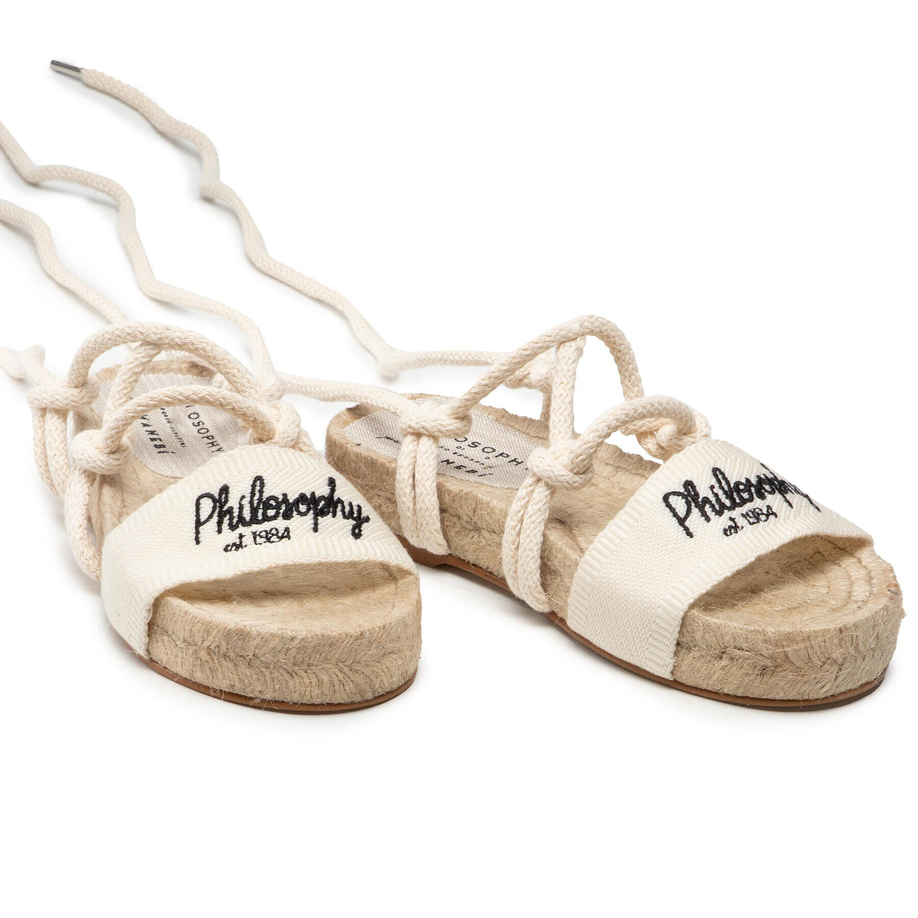 Manebi Espadrile by Philosophy Di Lorenzo Serafini 41A6302-8207-0002 Bež - Pepit.si