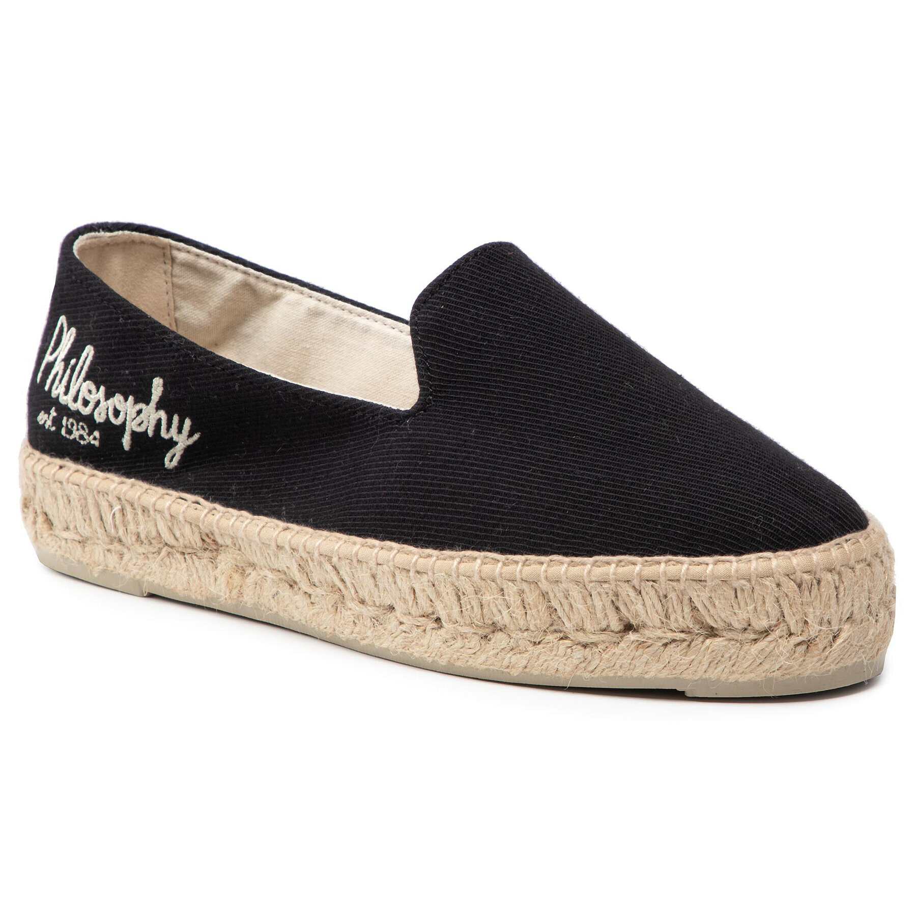 Manebi Espadrile by Philosophy Di Lorenzo Serafini 41AA6002-8204-0555 Črna - Pepit.si