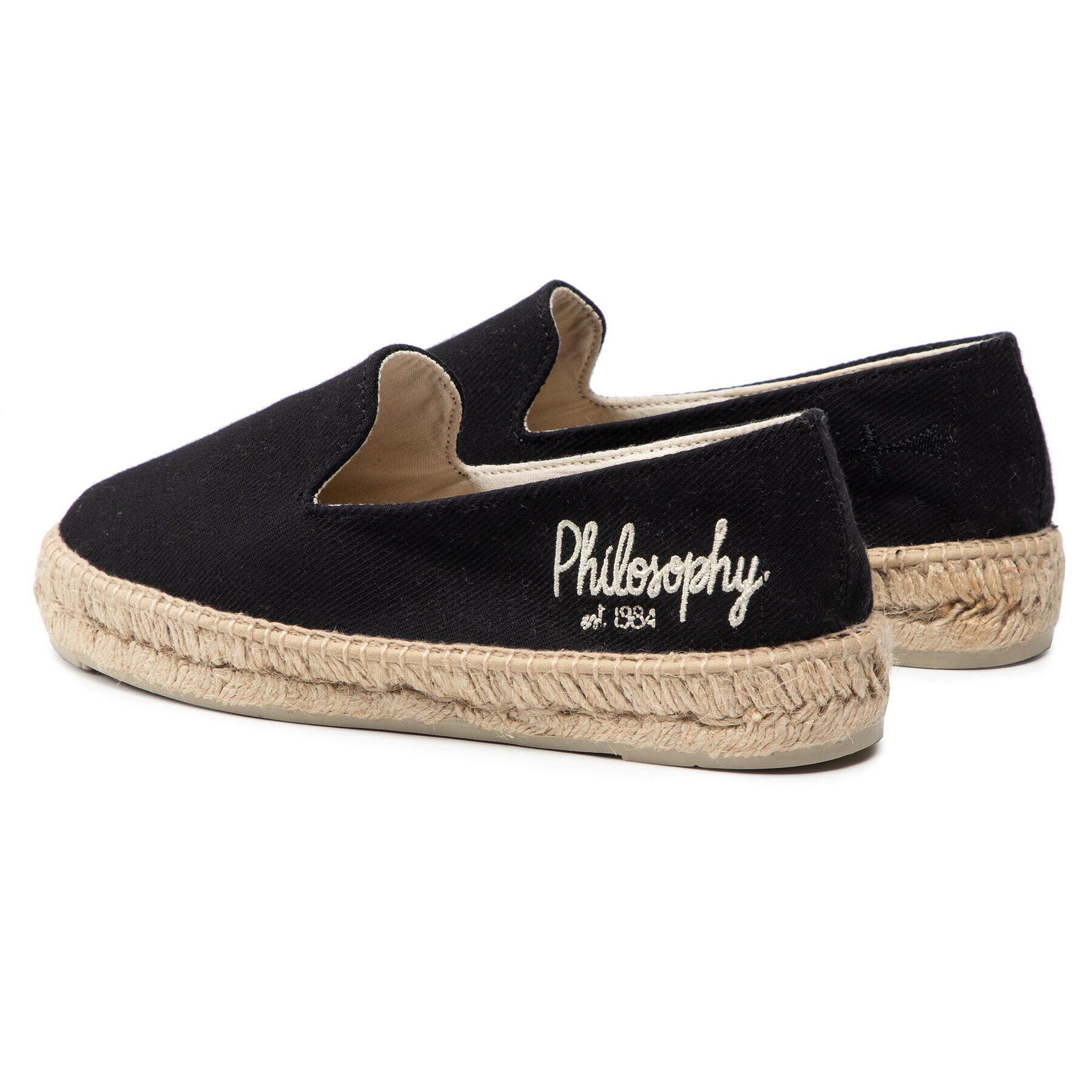 Manebi Espadrile by Philosophy Di Lorenzo Serafini 41AA6002-8204-0555 Črna - Pepit.si