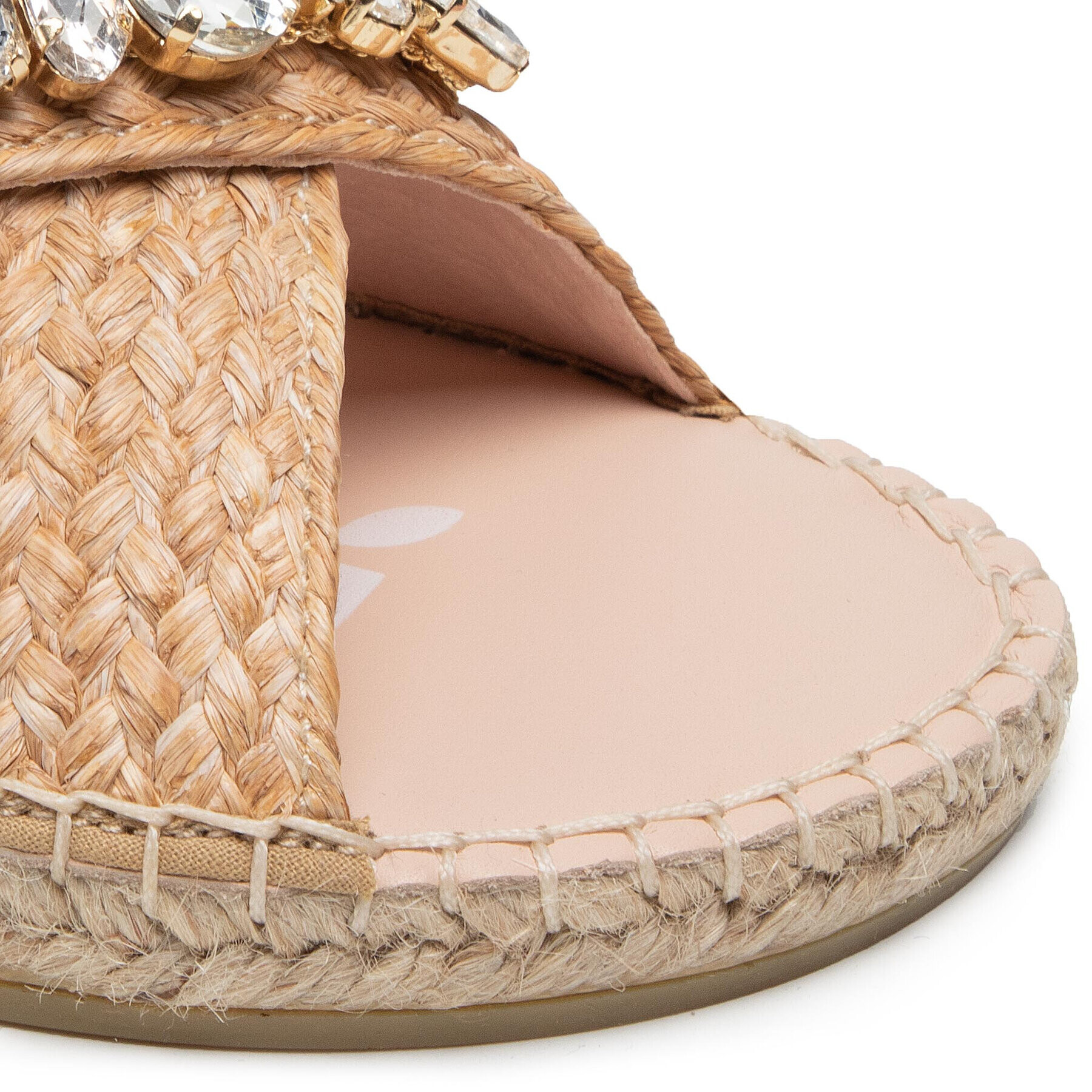 Manebi Espadrile Flat Sandals G 5.1 JS Bež - Pepit.si