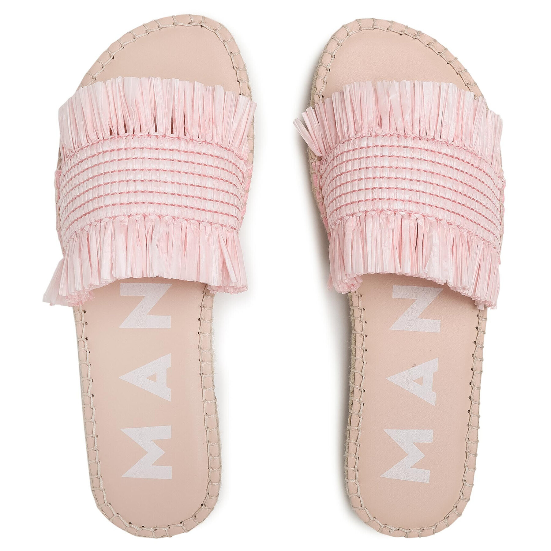 Manebi Espadrile Flat Sandals G 5.2 Js Roza - Pepit.si