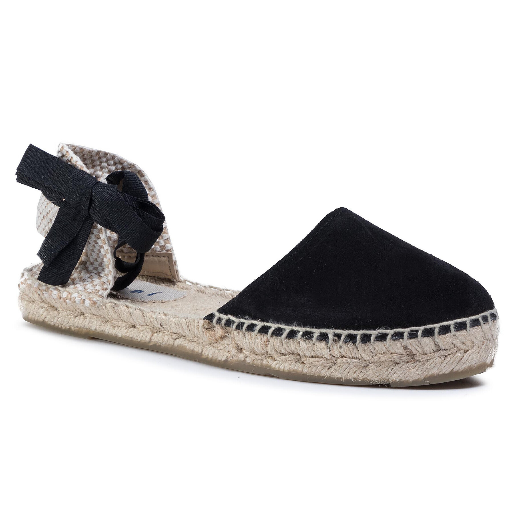 Manebi Espadrile Flat Valenciana K 1.0 P0 Črna - Pepit.si